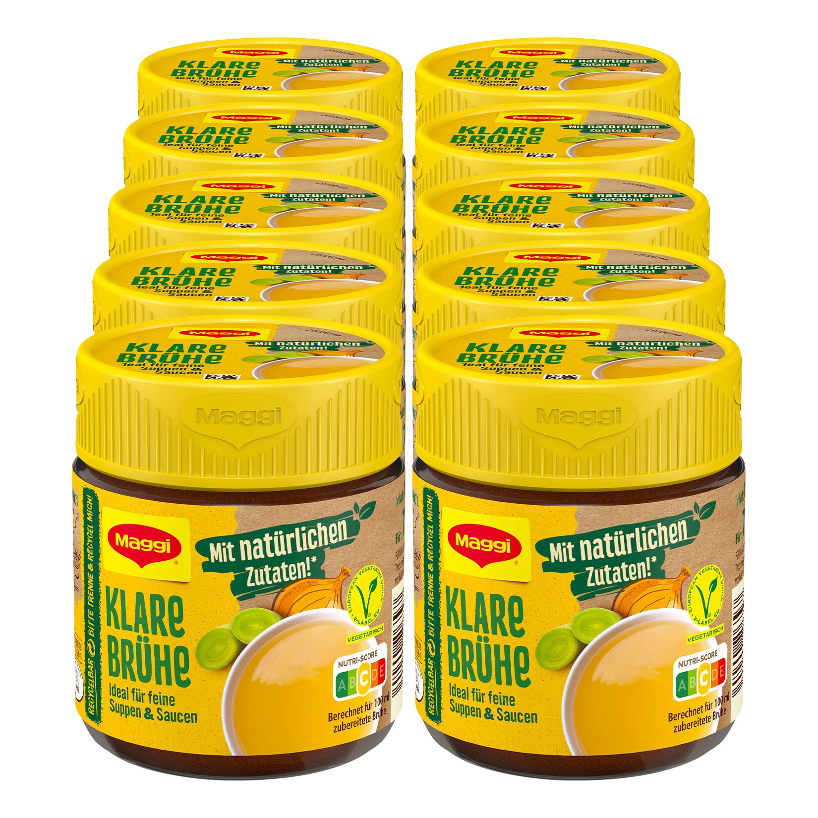 Maggi Klare Brühe ergibt 7 Liter , 10er Pack