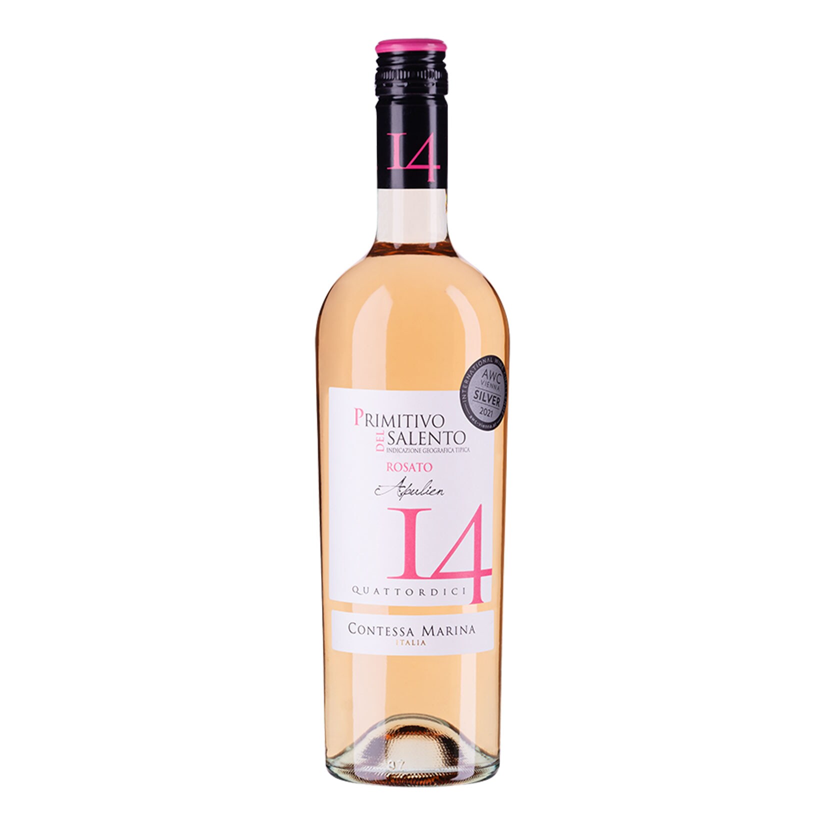 Contessa Marina Primitivo del Salento Rosato 14 12,0 % vol 0,75 Liter - Bild 1