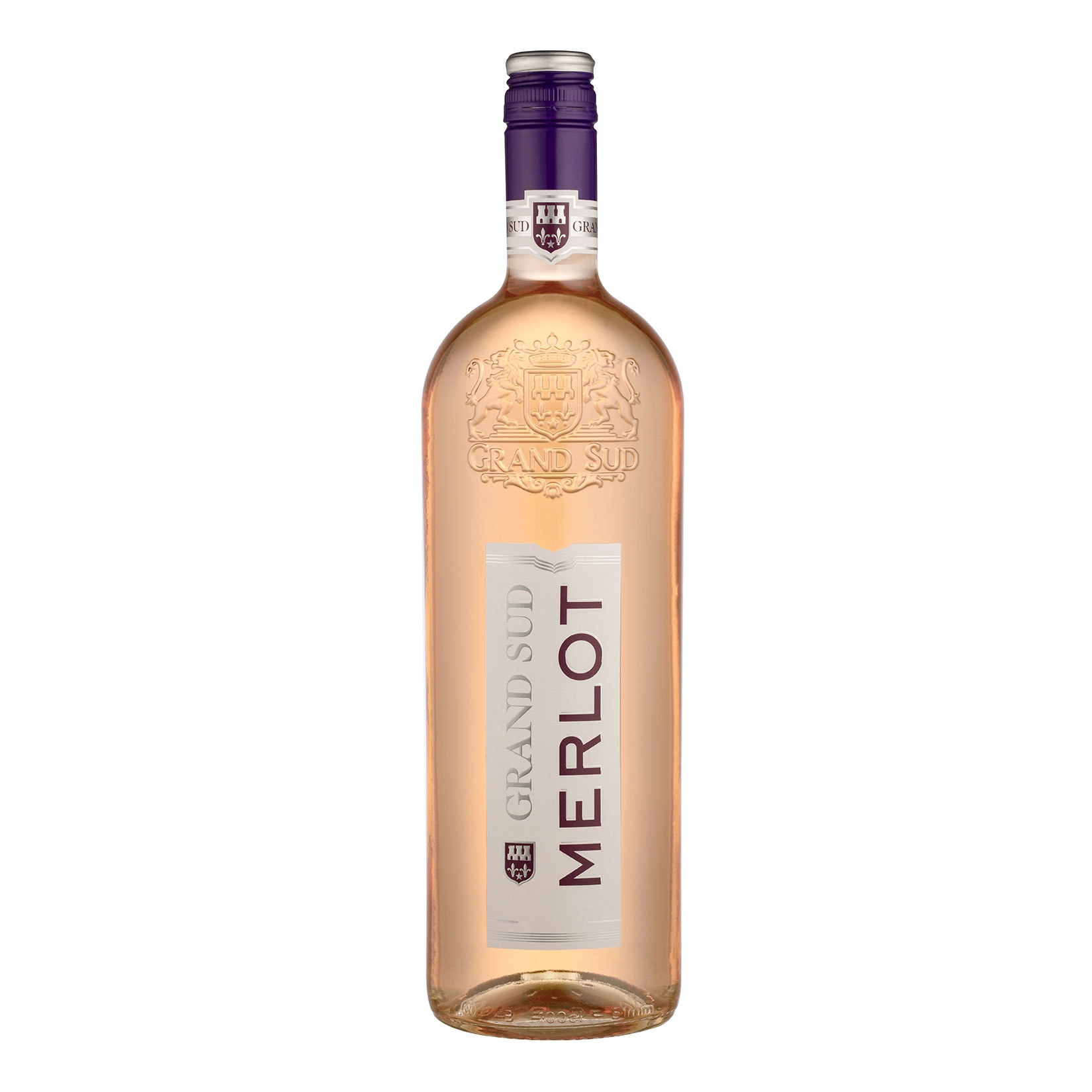 Grand Sud Merlot Ros&eacute; 12,5 % vol 1 Liter - Bild 1