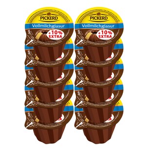 Pickerd Vollmilchglasur 165 g, 10er Pack - Bild 1