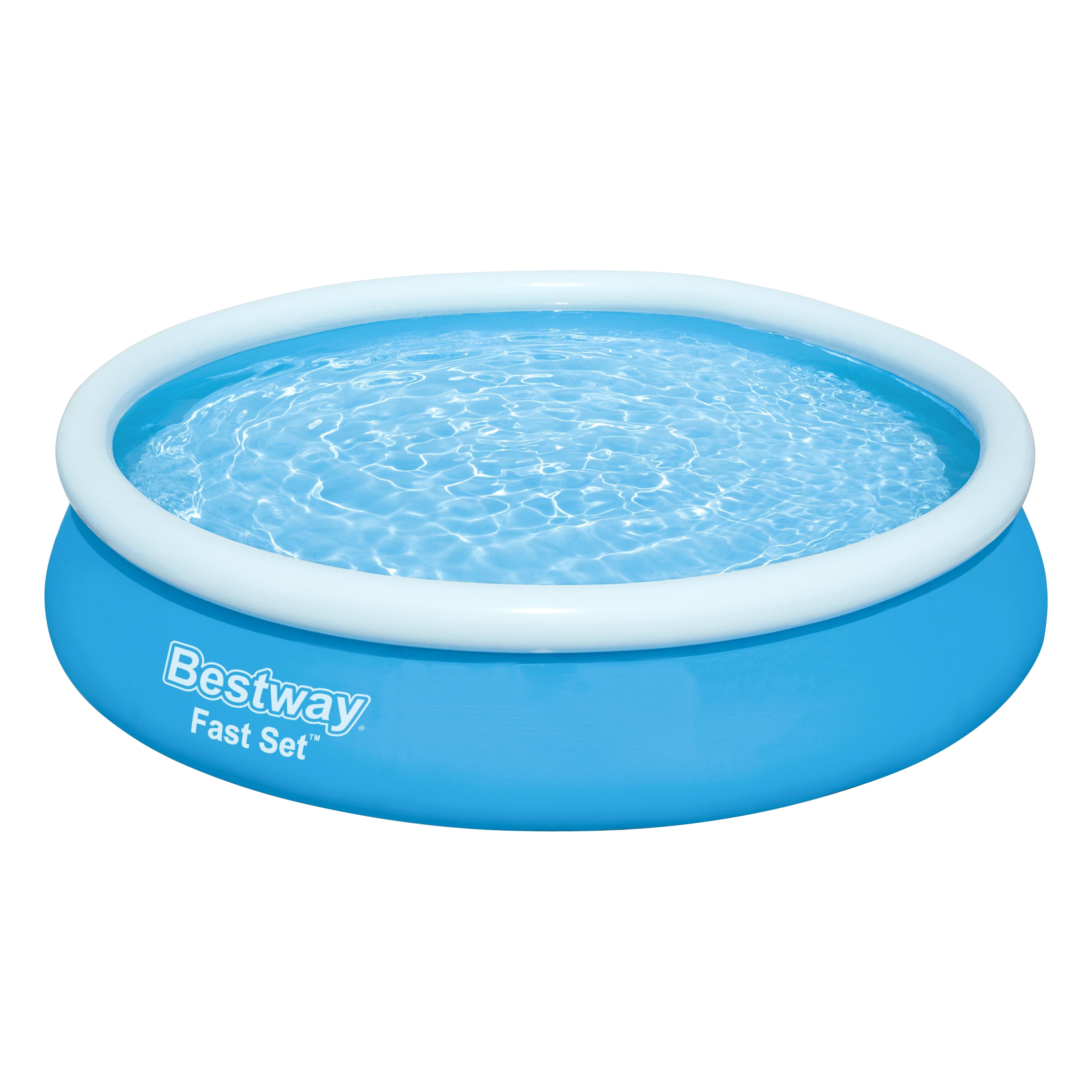 Bestway&reg; Fast Set&trade; Aufstellpool ohne Pumpe &Oslash; 366 x 76 cm, blau, rund - Bild 1