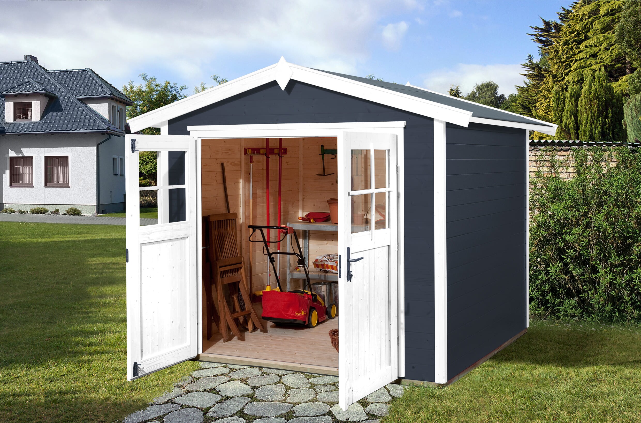 Gartenhaus 224 Gr.3, anthr., 21 mm - Bild 1