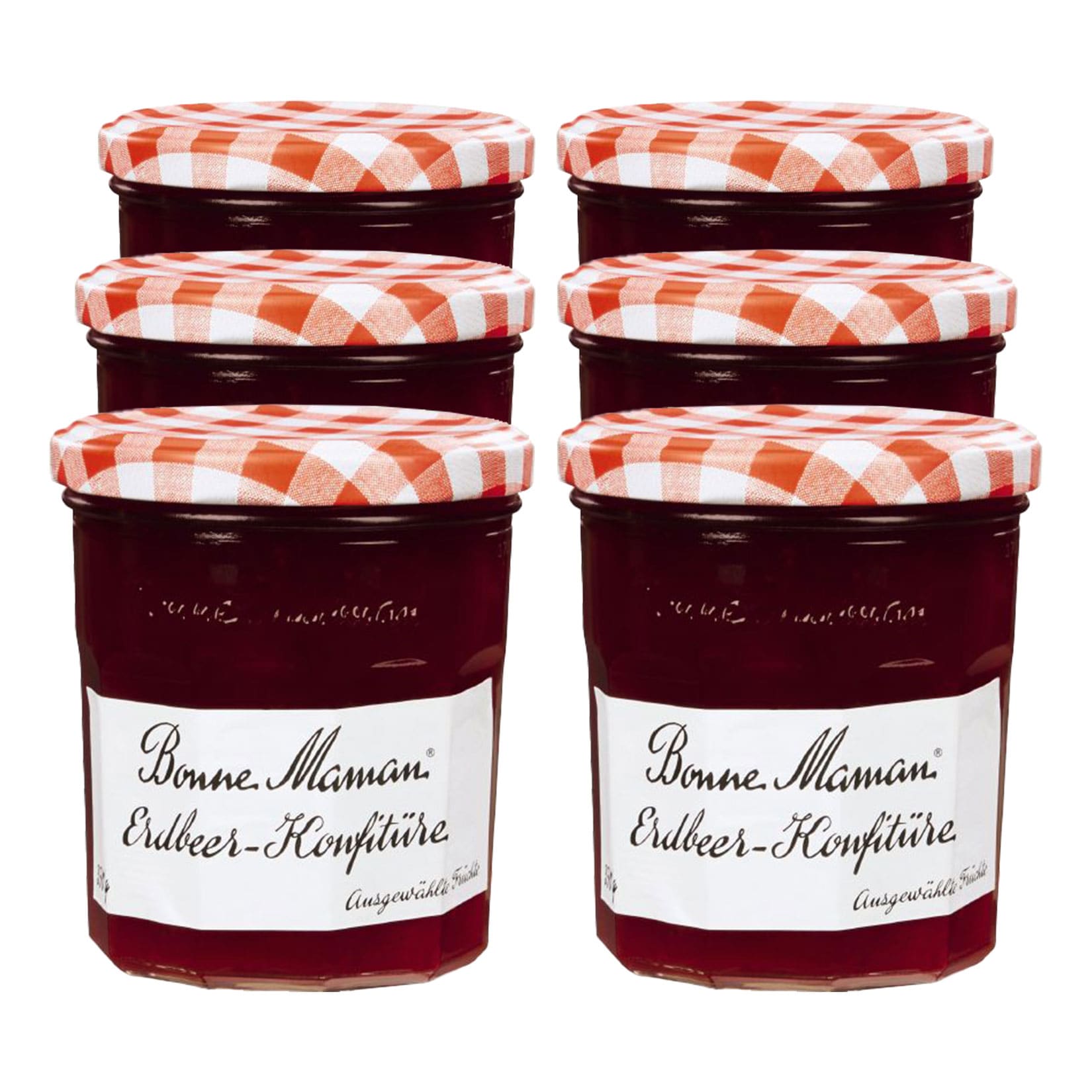 Bonne Maman Konfit&uuml;re Erdbeere 370 g, 6er Pack - Bild 1