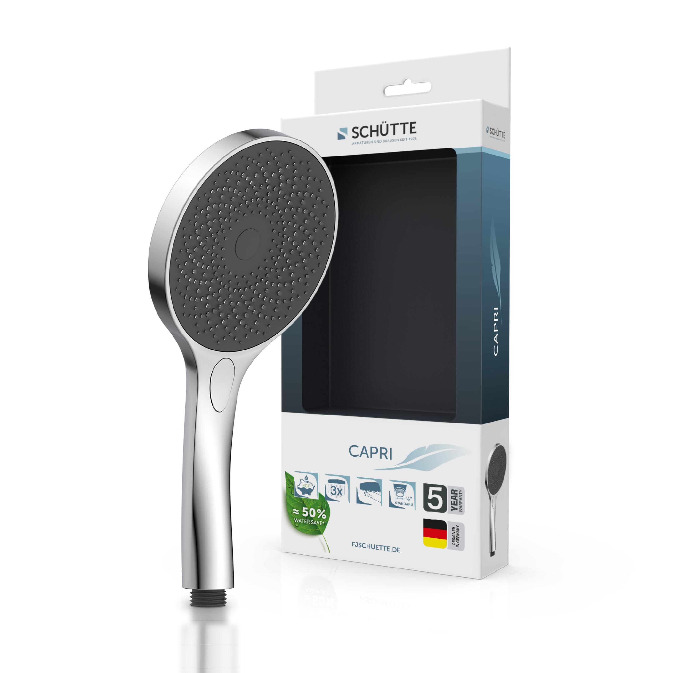 SCH&Uuml;TTE CAPRI Handbrause, Chrom/Anthrazit - Bild 1
