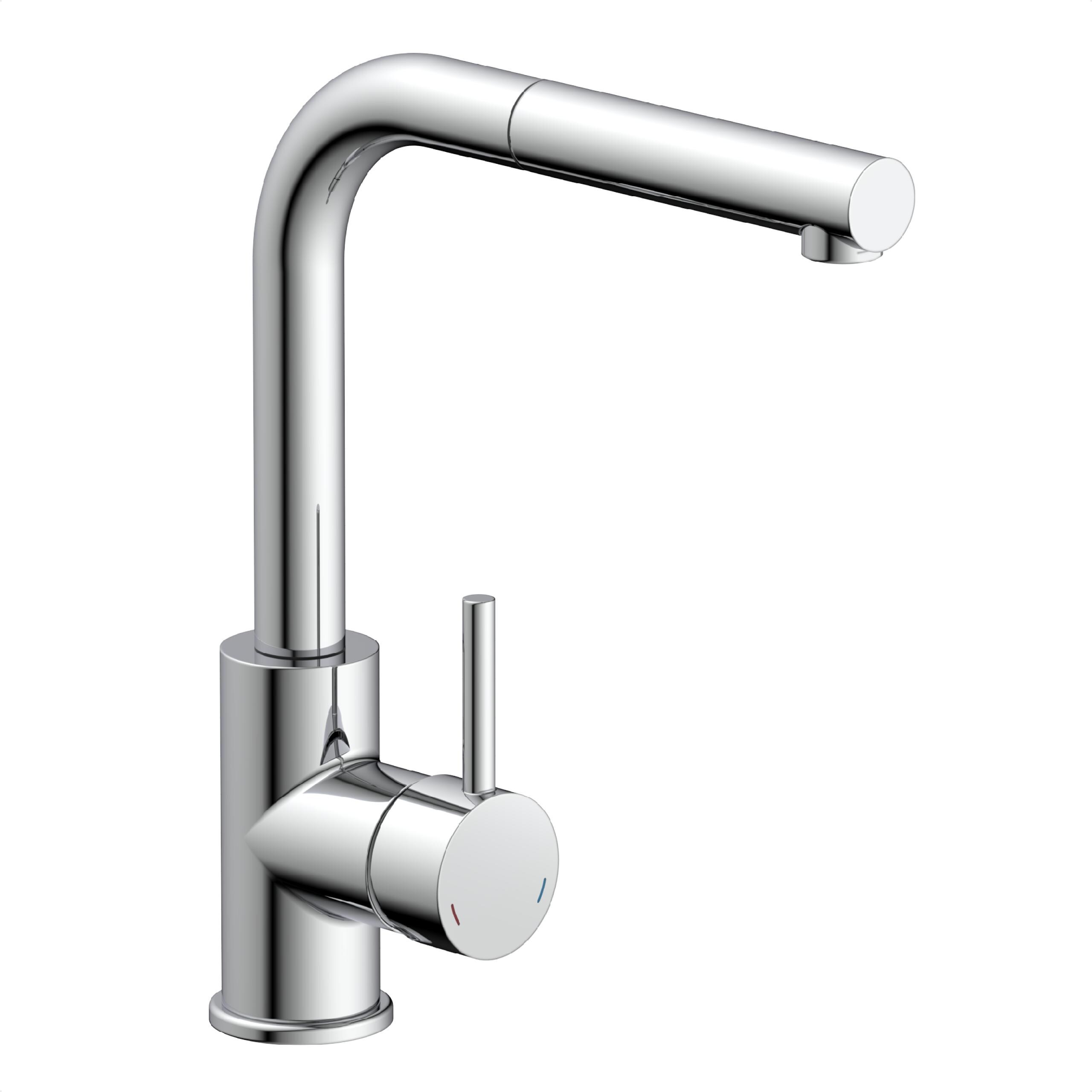 SCH&Uuml;TTE VITAL Sensor-Sp&uuml;ltischarmatur mit herausziehbarem Auslauf, Chrom - Bild 1