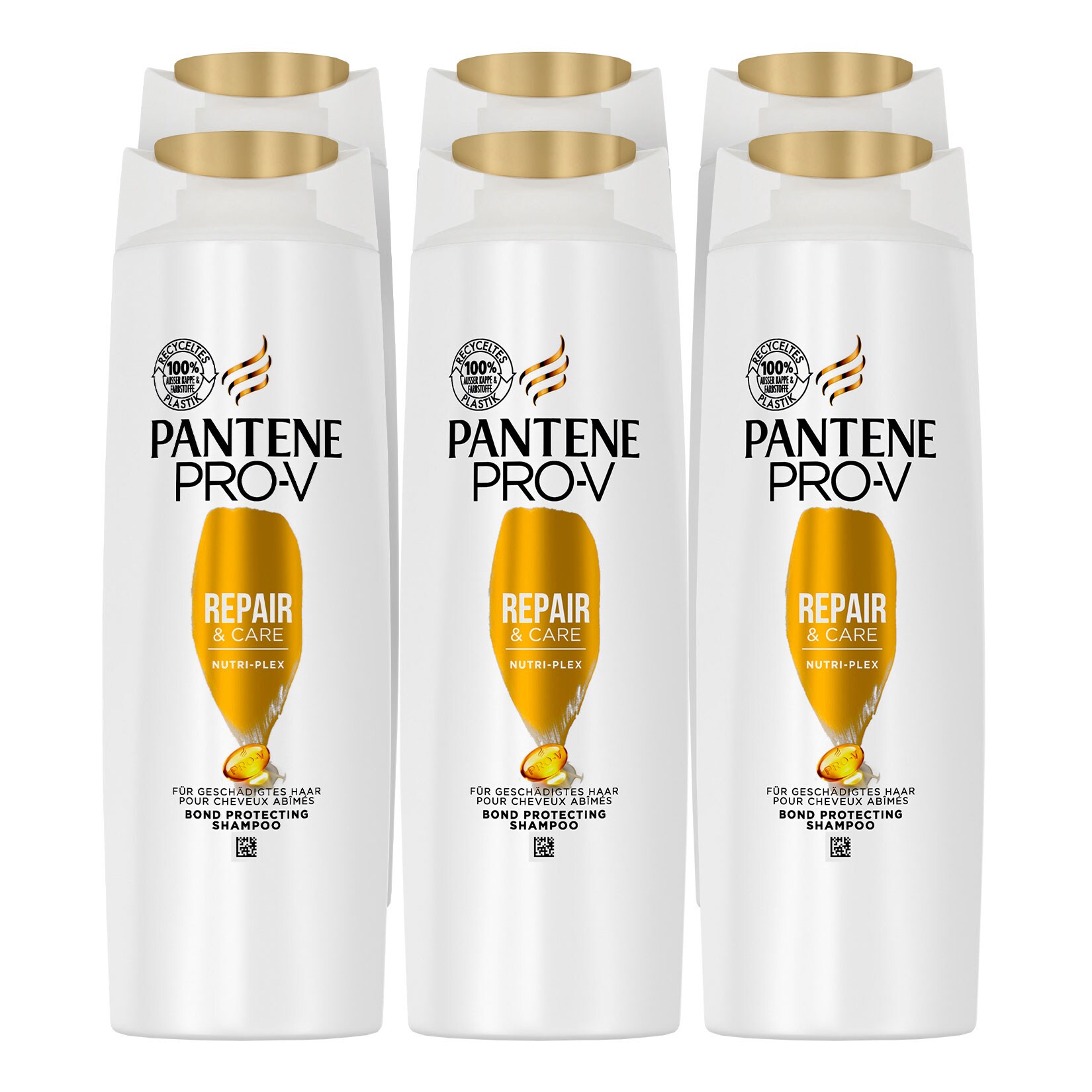 Pantene Pro-V Shampoo Repair & Care 300 ml, 6er Pack - Bild 1