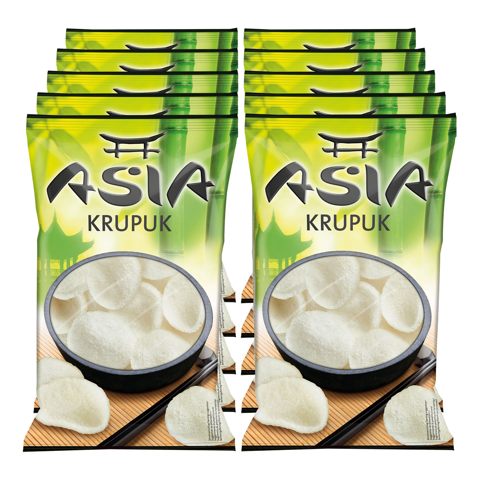 XOX Asia Krupuk 100 g, 10er Pack - Bild 1