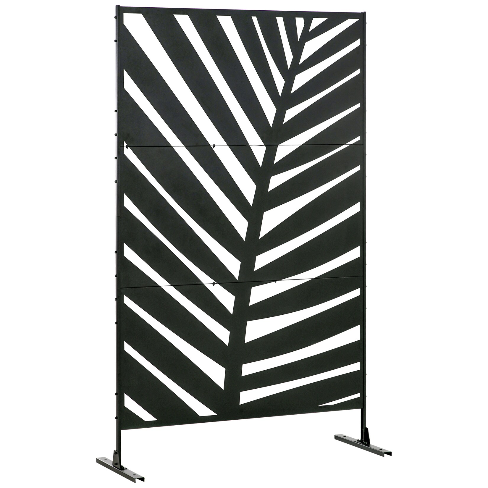 Outsunny Sichtschutz Stahl | 04255633548115