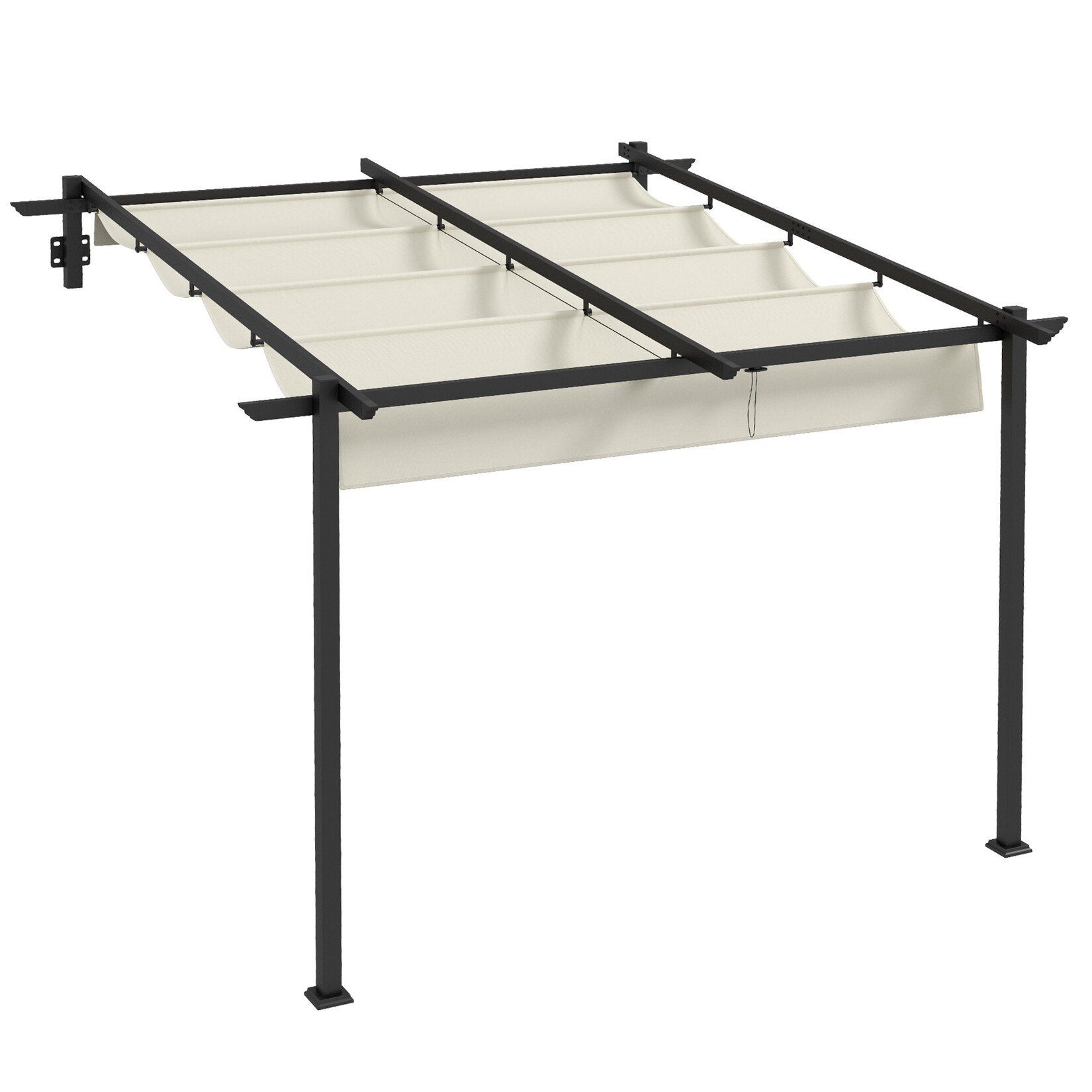 Outsunny Pergola Aluminium, Polyester | 04255633548252
