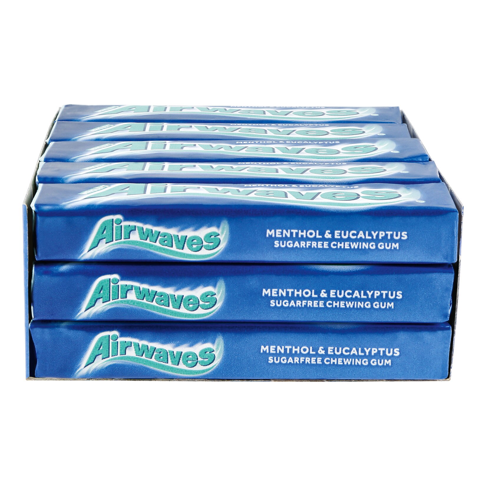 Airwaves Menthol & Eukalyptus zuckerfrei 12 St&uuml;ck, 30er Pack - Bild 1