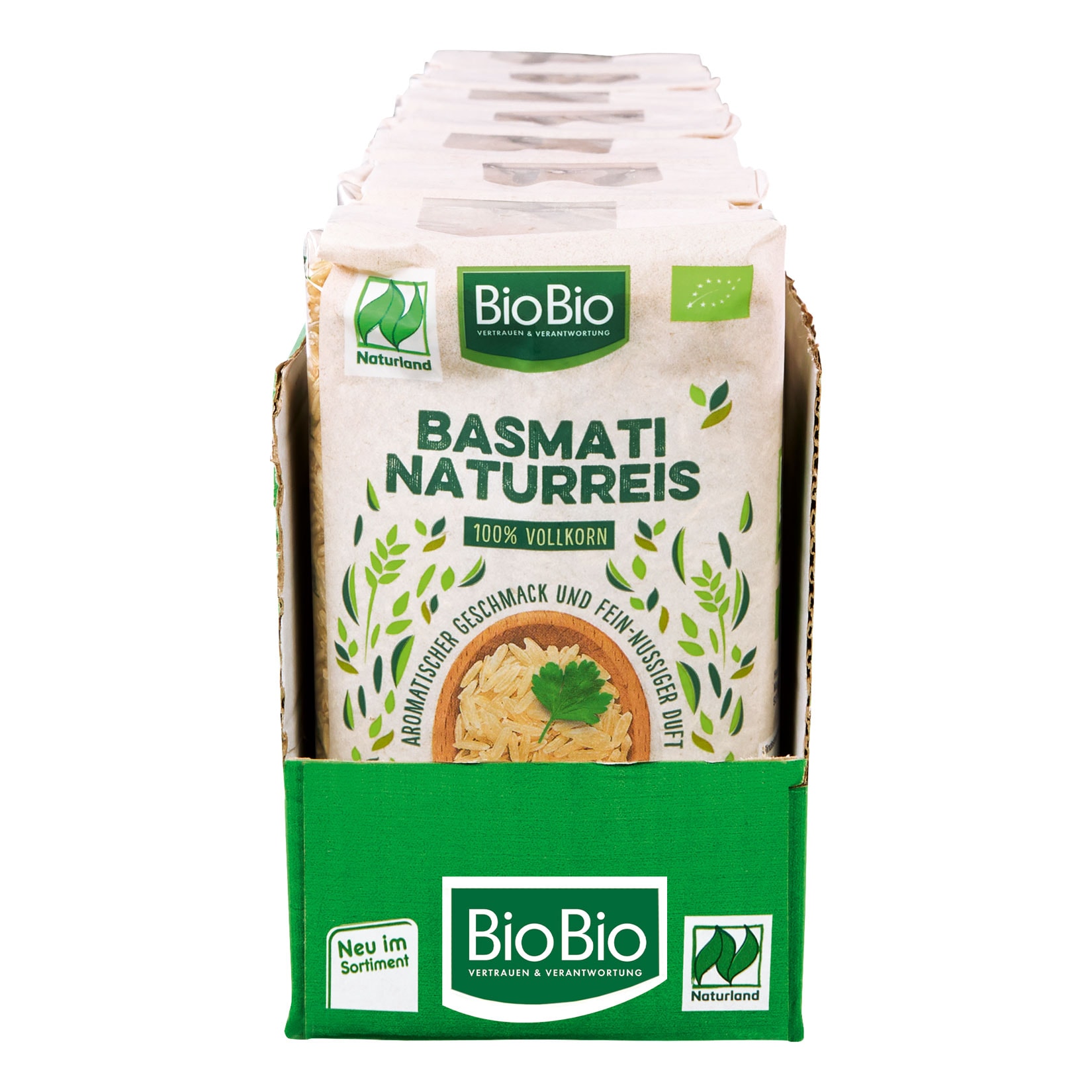 BioBio Basmati Naturreis 500 g, 7er Pack - Bild 1