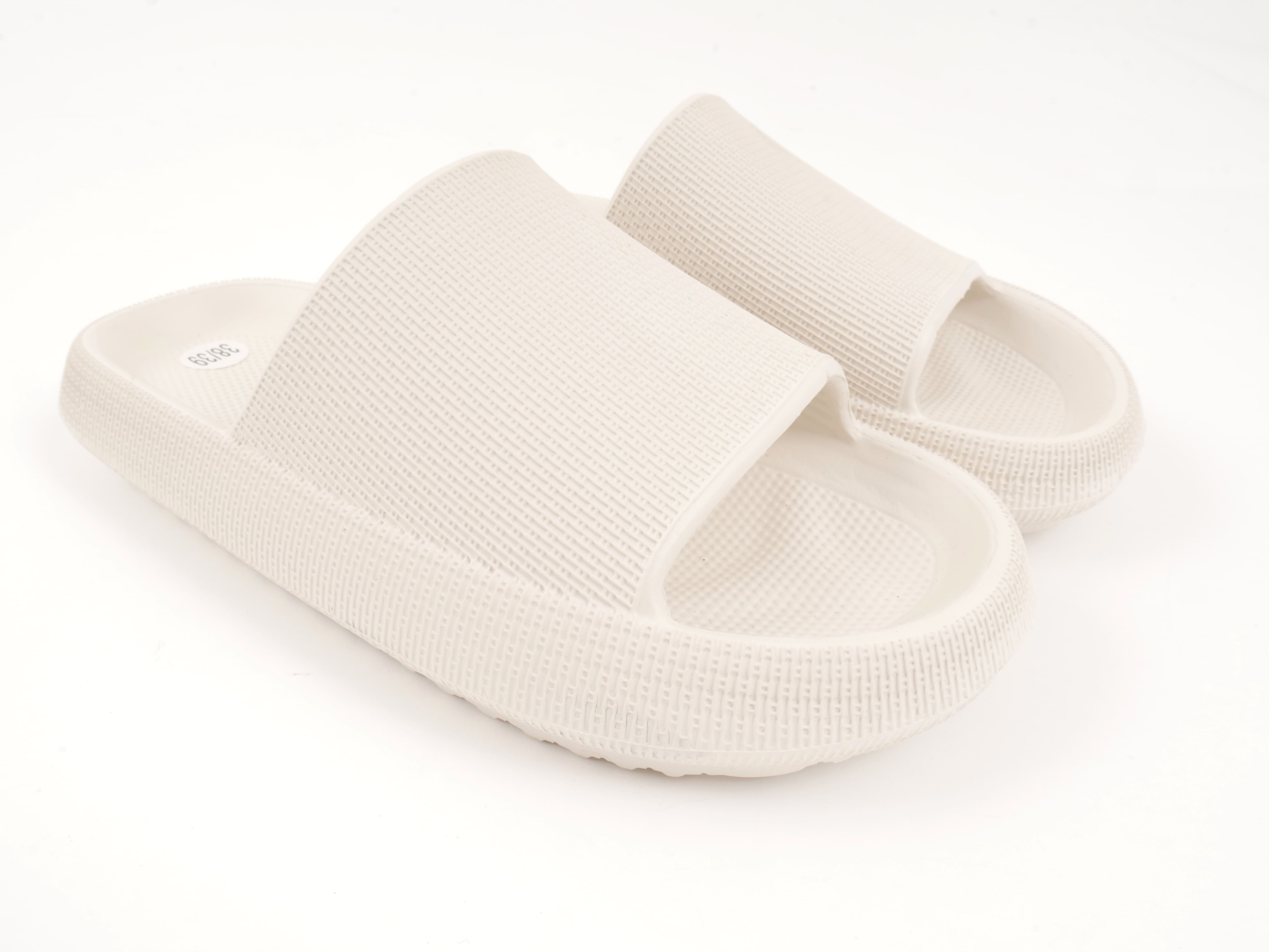 Damen Badepantolette - beige, Gr. 38/39 - Bild 1