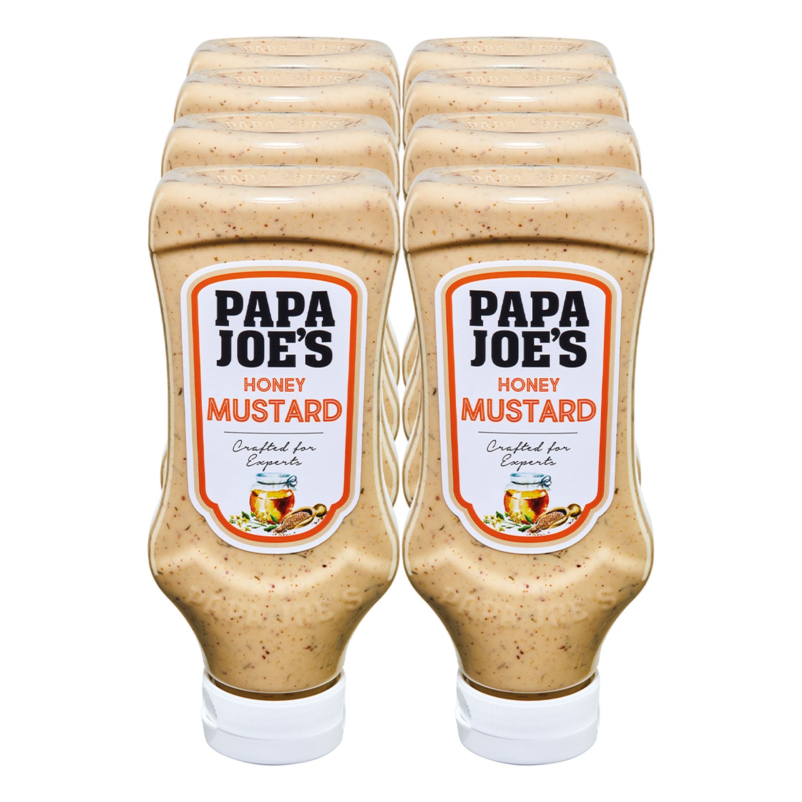 Papa Joes Honig-Senf Sauce 300 ml, 8er Pack - Bild 1
