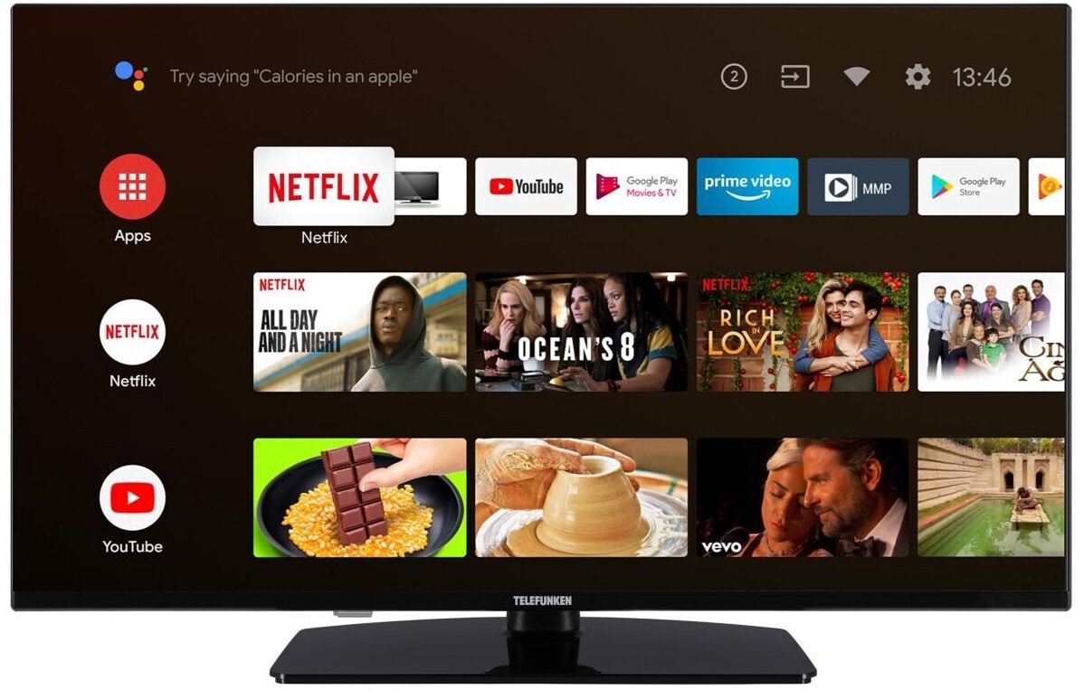 Telefunken XF40AN750M Android TV 40 Zoll Fernseher (Full HD Smart TV, HDR, Triple-Tuner) - Bild 1