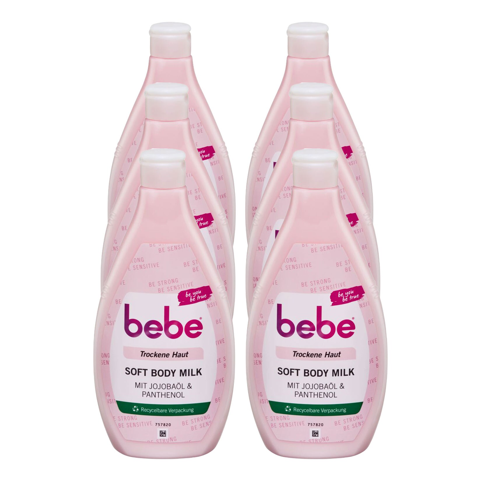 bebe Soft Body Milk 400 ml, 6er Pack - Bild 1