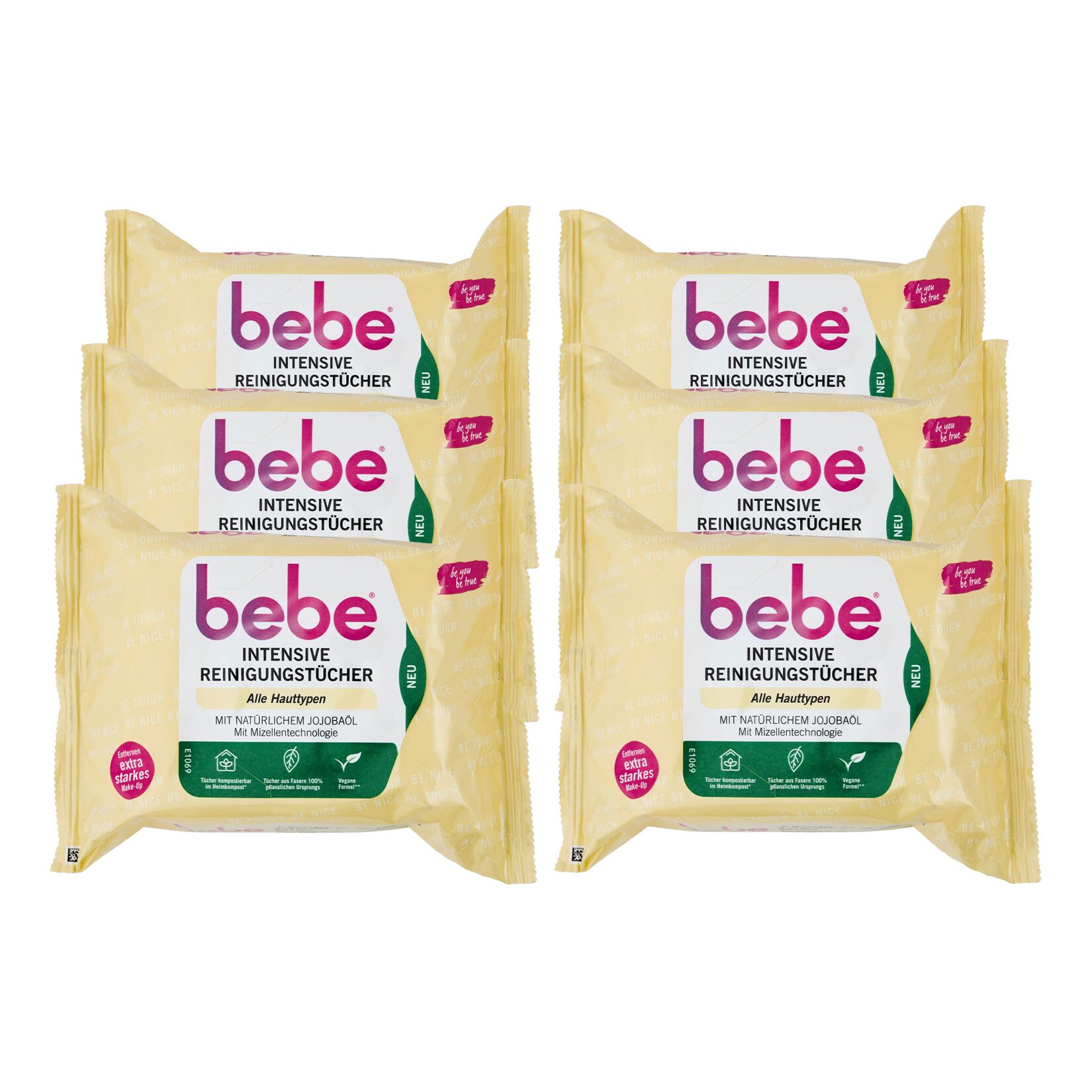 bebe Intensive Reinigungst&uuml;cher 25 St&uuml;ck, 6er Pack - Bild 1