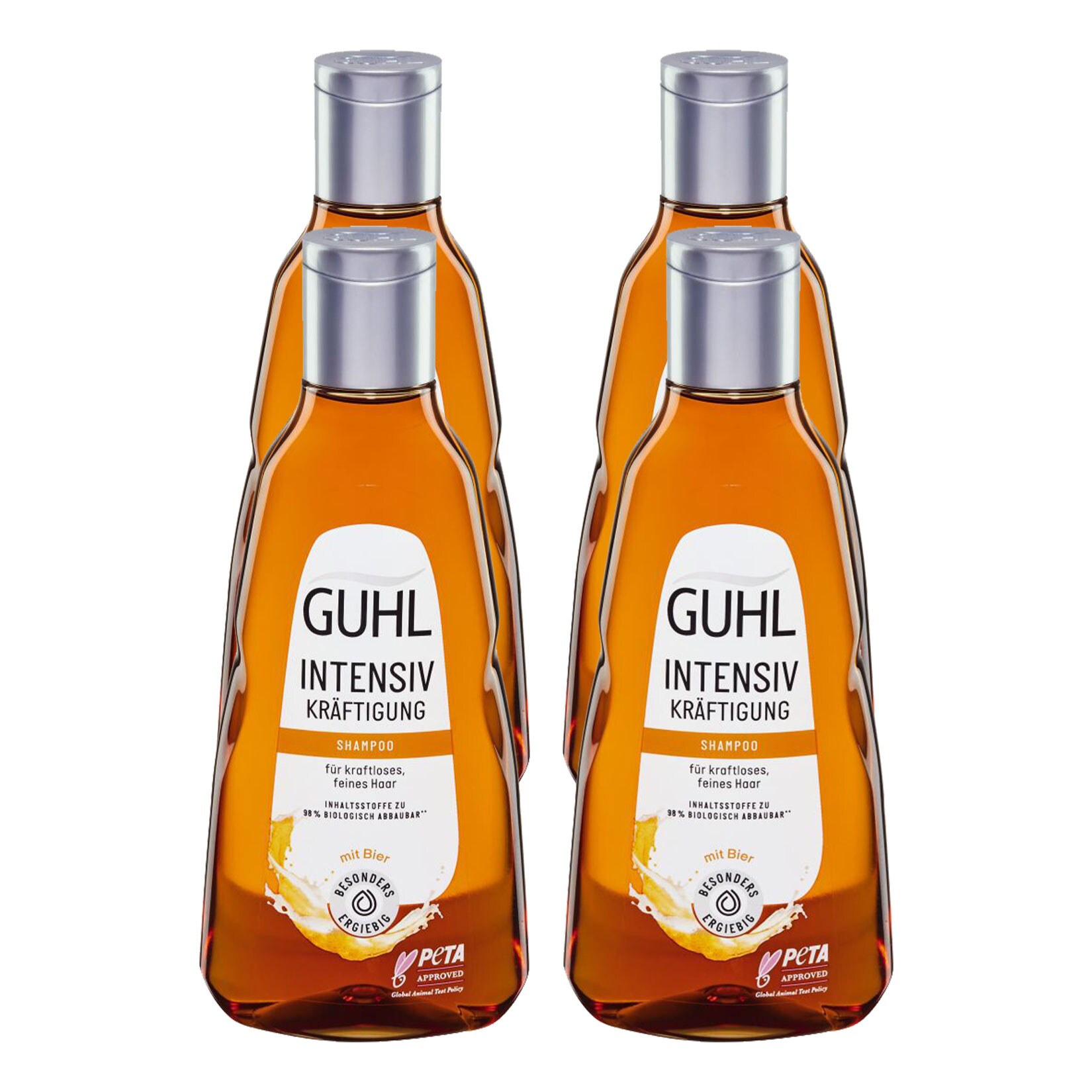Guhl Shampoo Intensiv Kr&auml;ftigung 250 ml, 4er Pack - Bild 1