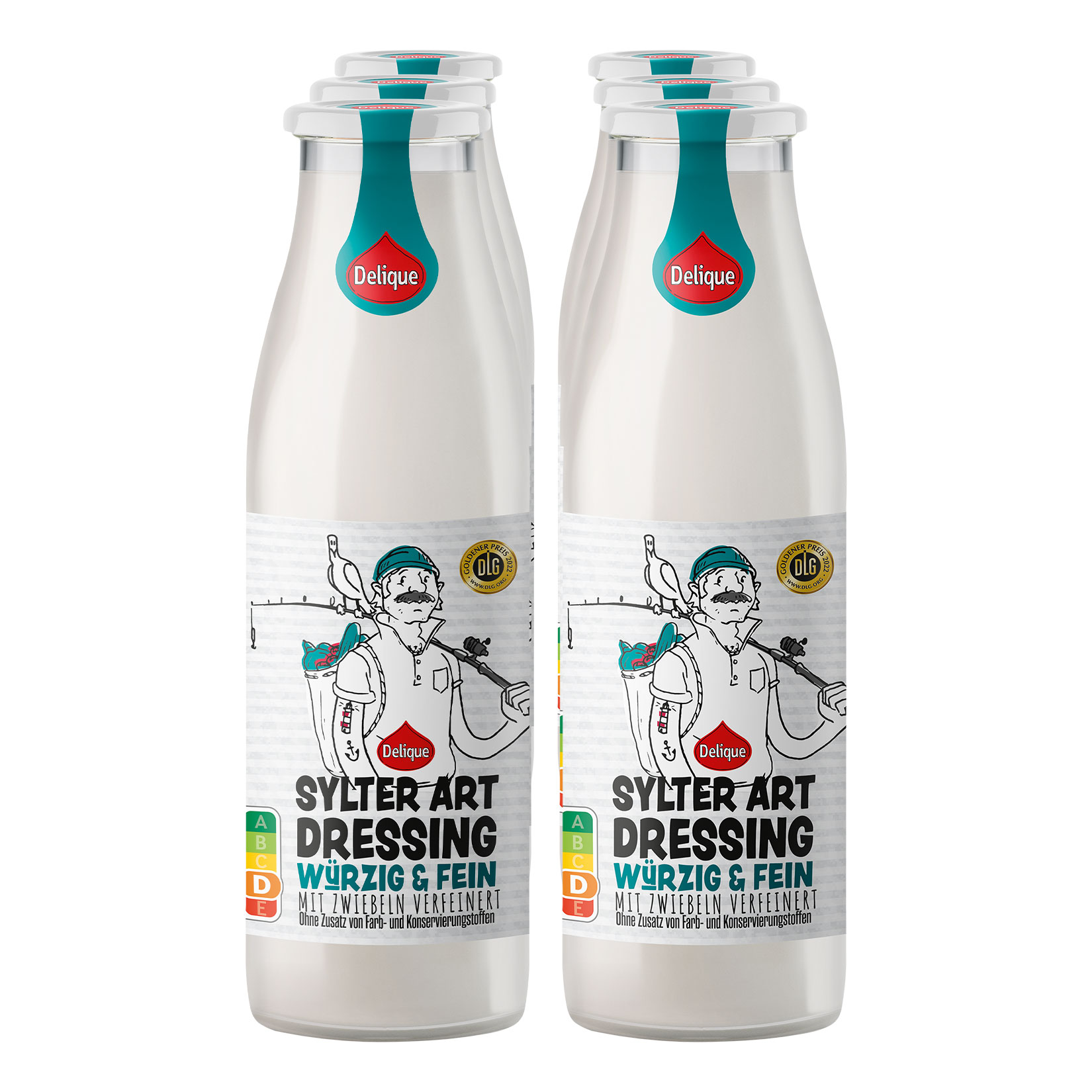 Delique Salatdressing Sylter Art 500 ml, 6er Pack - Bild 1