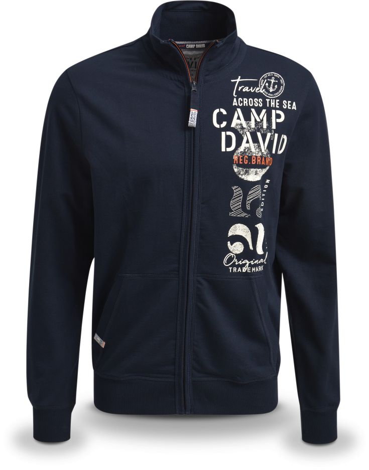Camp David Sweatjacke - Gr. XXL navy - Bild 1
