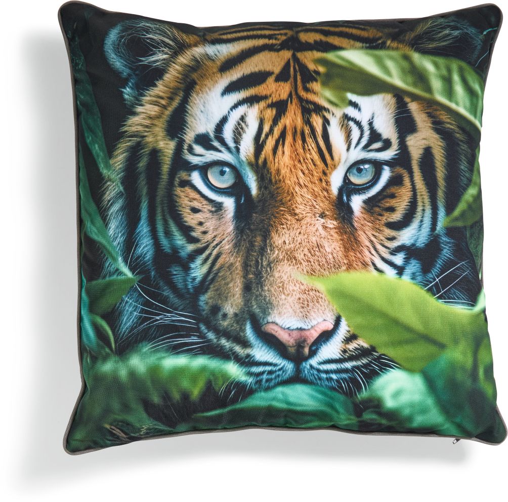 Dekor Outdoorkissen 45 x 45 cm - versch. Muster - Tiger - Bild 1