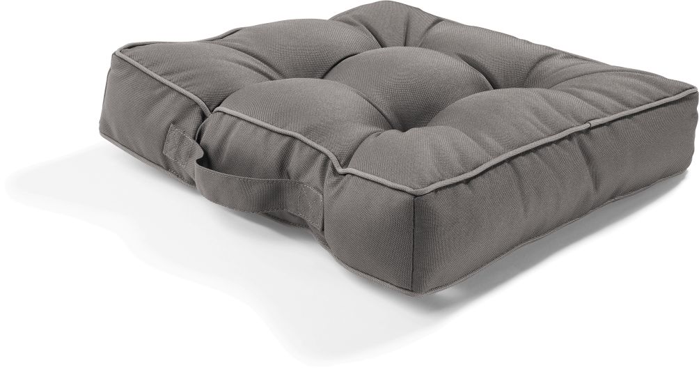 Dekor Outdoorsitzkissen 39 x 39 x 8 cm - versch. Farben - Anthra - Bild 1