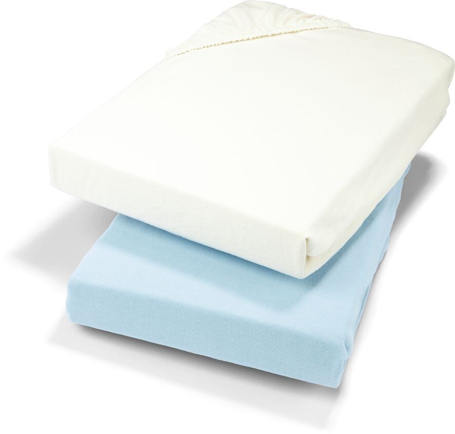 Dekor Spannbettlaken DP, - 180 x 200 cm - versch. Farben - Blau - Bild 1