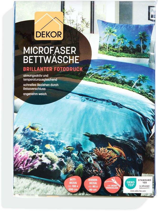 Dekor Bettwaesche NG Mikrofaser - versch. Muster - Insel - Bild 1