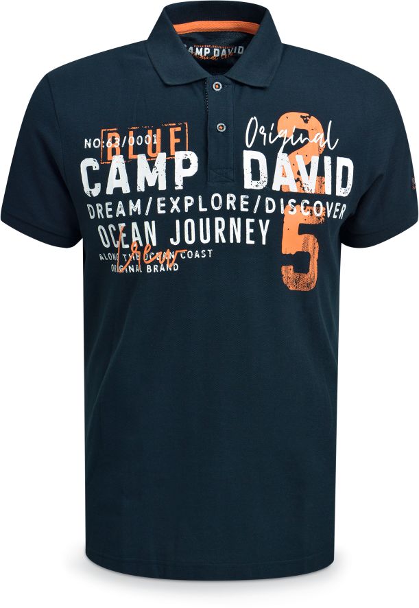 Camp David Polo-Shirt 1/2 Gr. M navy - Bild 1