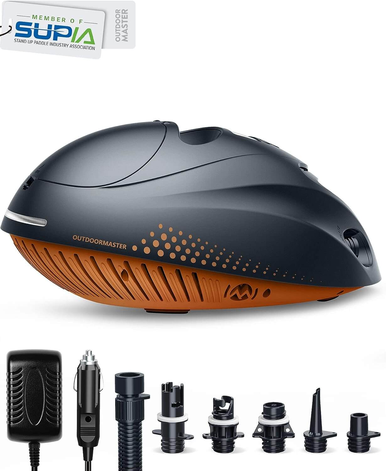 OutdoorMaster The Whale 6000mAh Sup Pumpe Elektrisch Akku, 16PSI wiederaufladbar SUP Luftpumpe, 12V - Bild 1