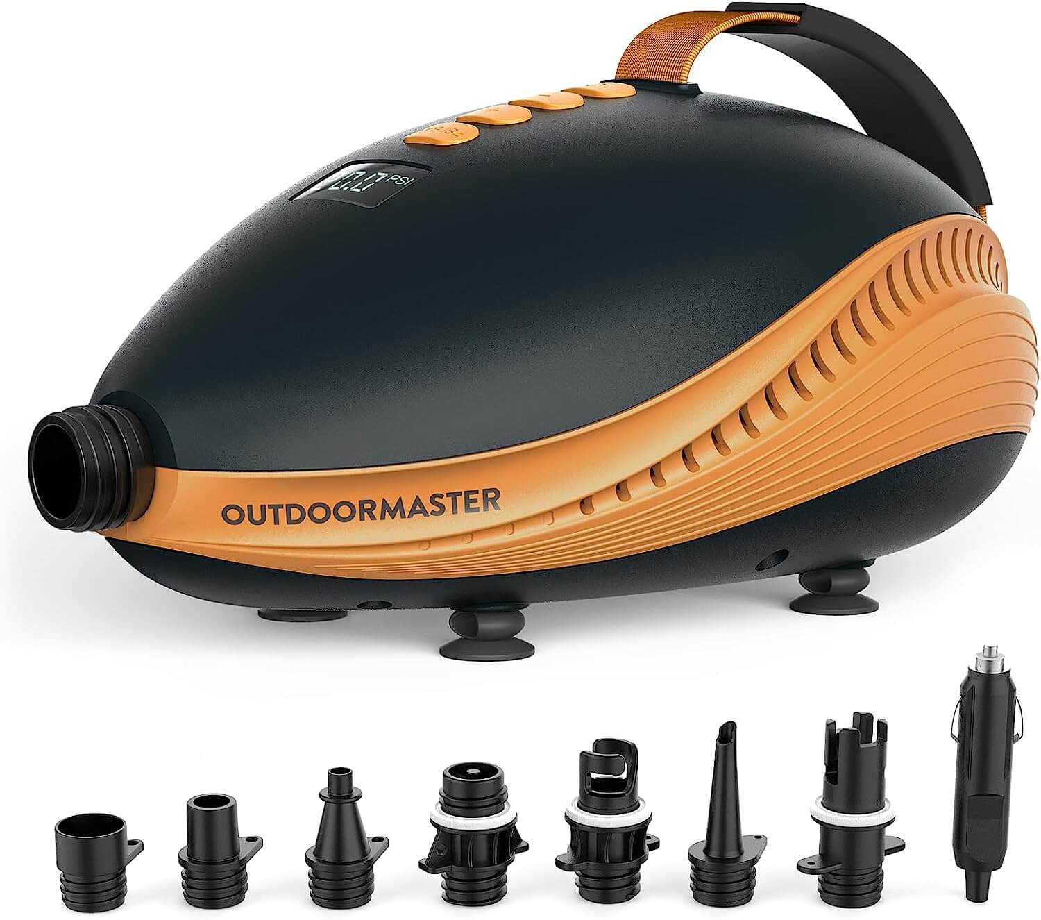 OutdoorMaster The Dolphin 20PSI Hochdruck SUP Pumpe Elektrische, 12V DC Auto-Anschluss Luftpumpe - Bild 1