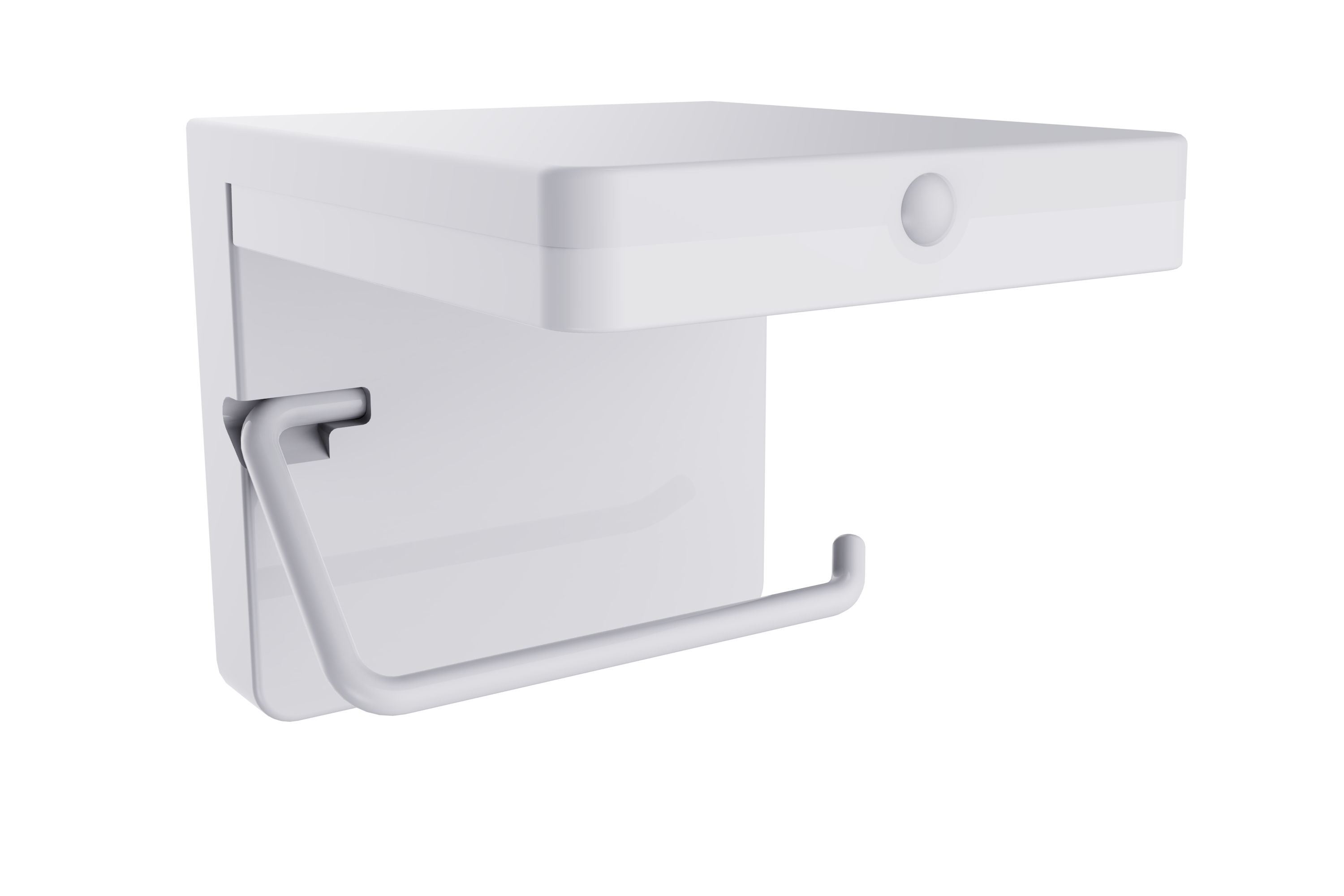 StarQ LED Toilettenpapierabroller - versch. Farben - Wei&szlig; - Bild 1