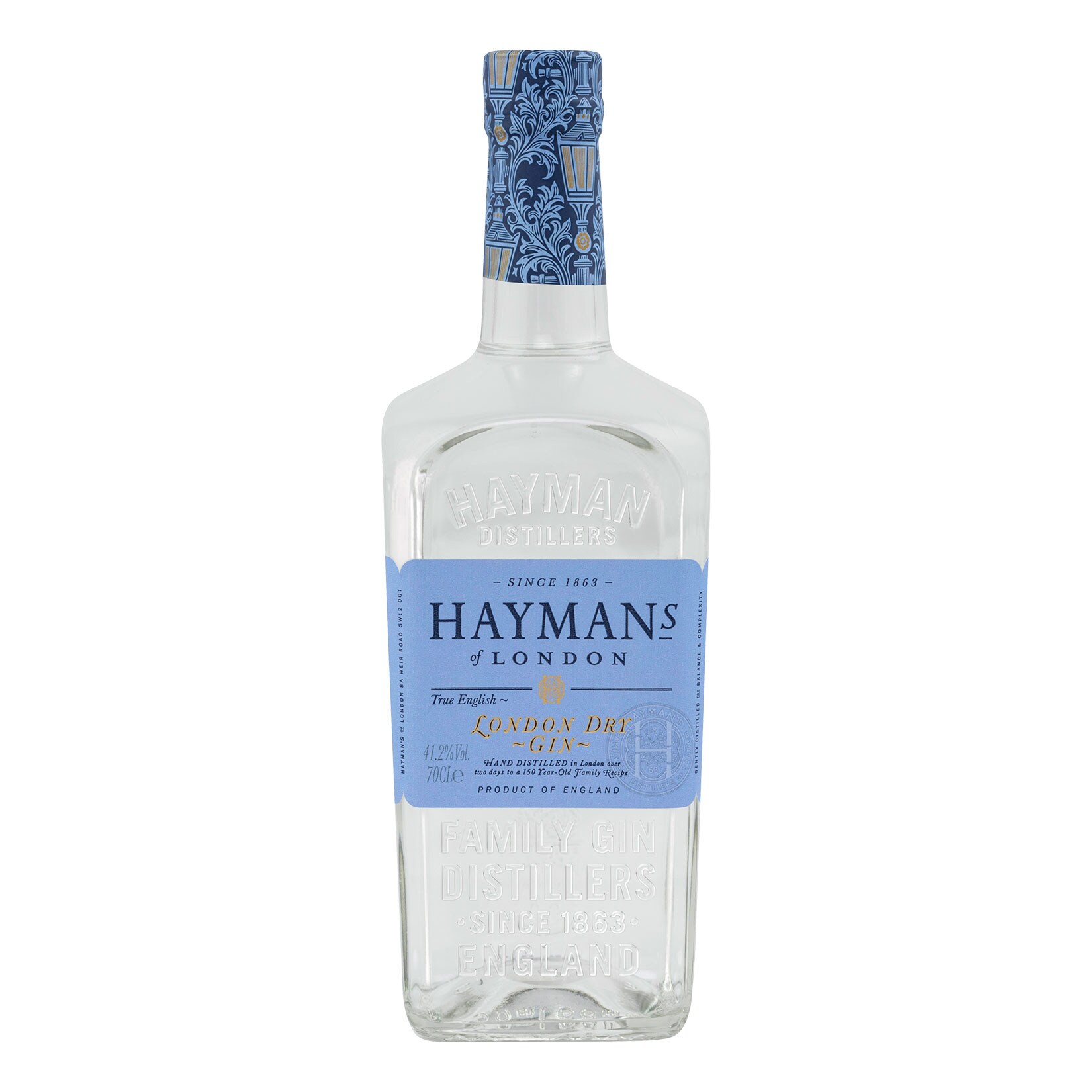 Hayman's of London True English Dry Gin 41,2 % vol 0,7 Liter