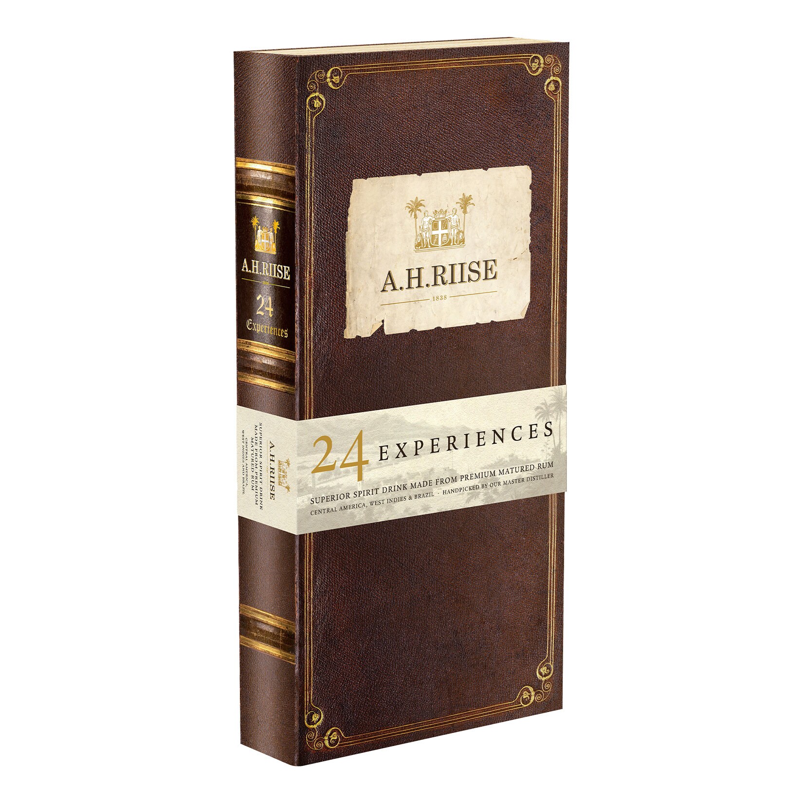 A.H. Riise 24 Experiences Geschenkbox 40,0 – 60,0 % vol, 24 x 0,02 Liter | 05712421111009