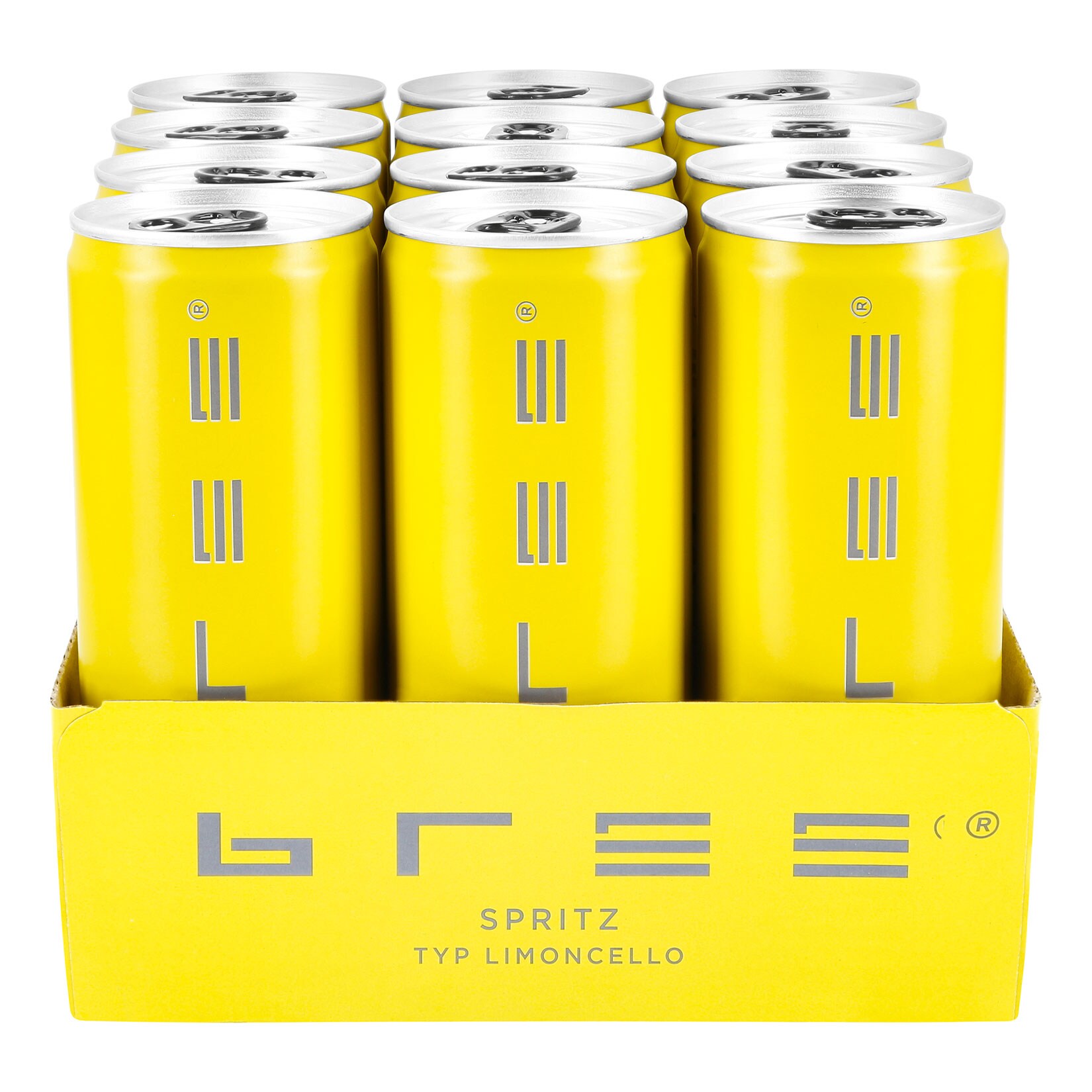 Bree Spritz Typ Limoncello 10,0 % vol 0,25 Liter Dose, 12er Pack - Bild 1