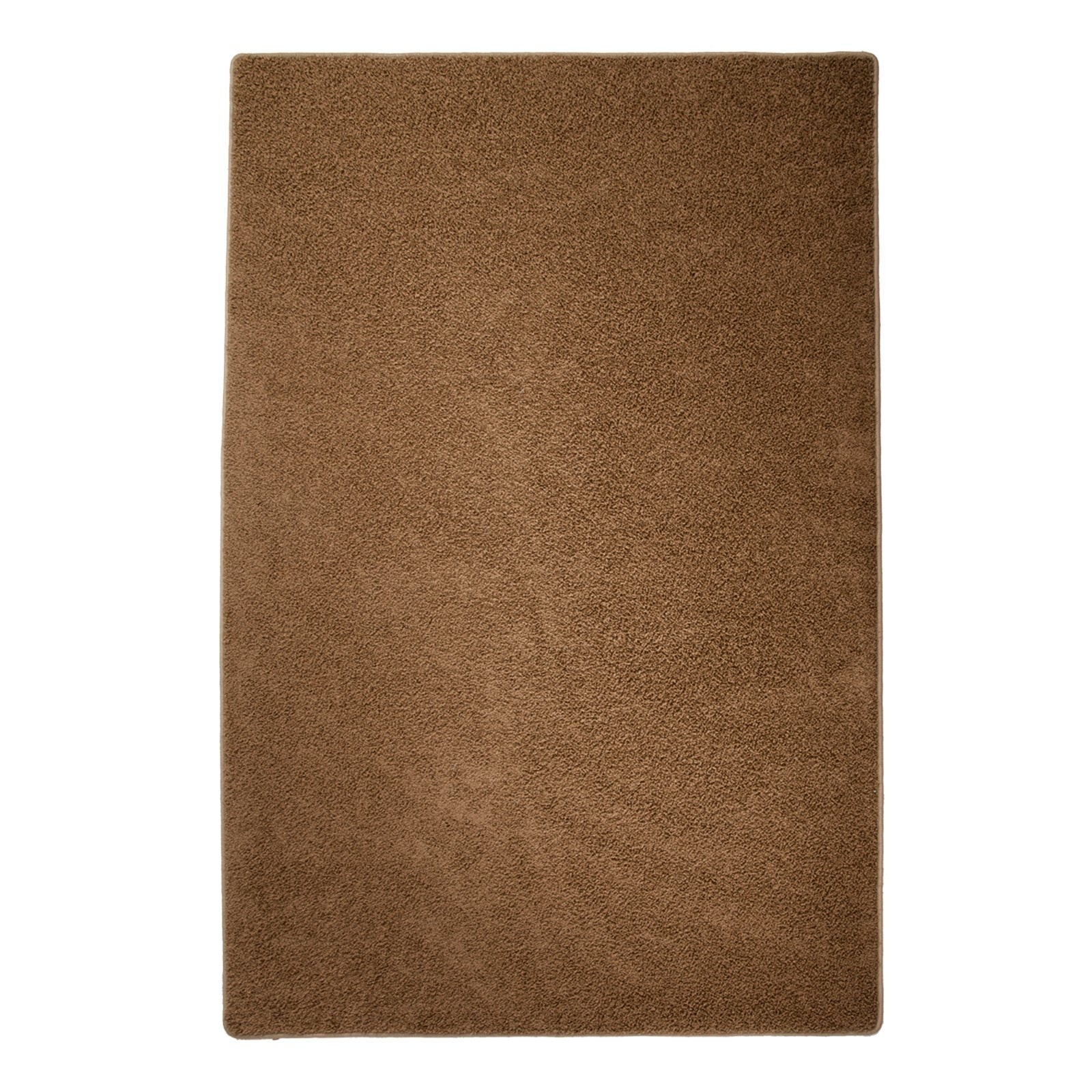 Karat Shaggy Hochflor Teppich Braun