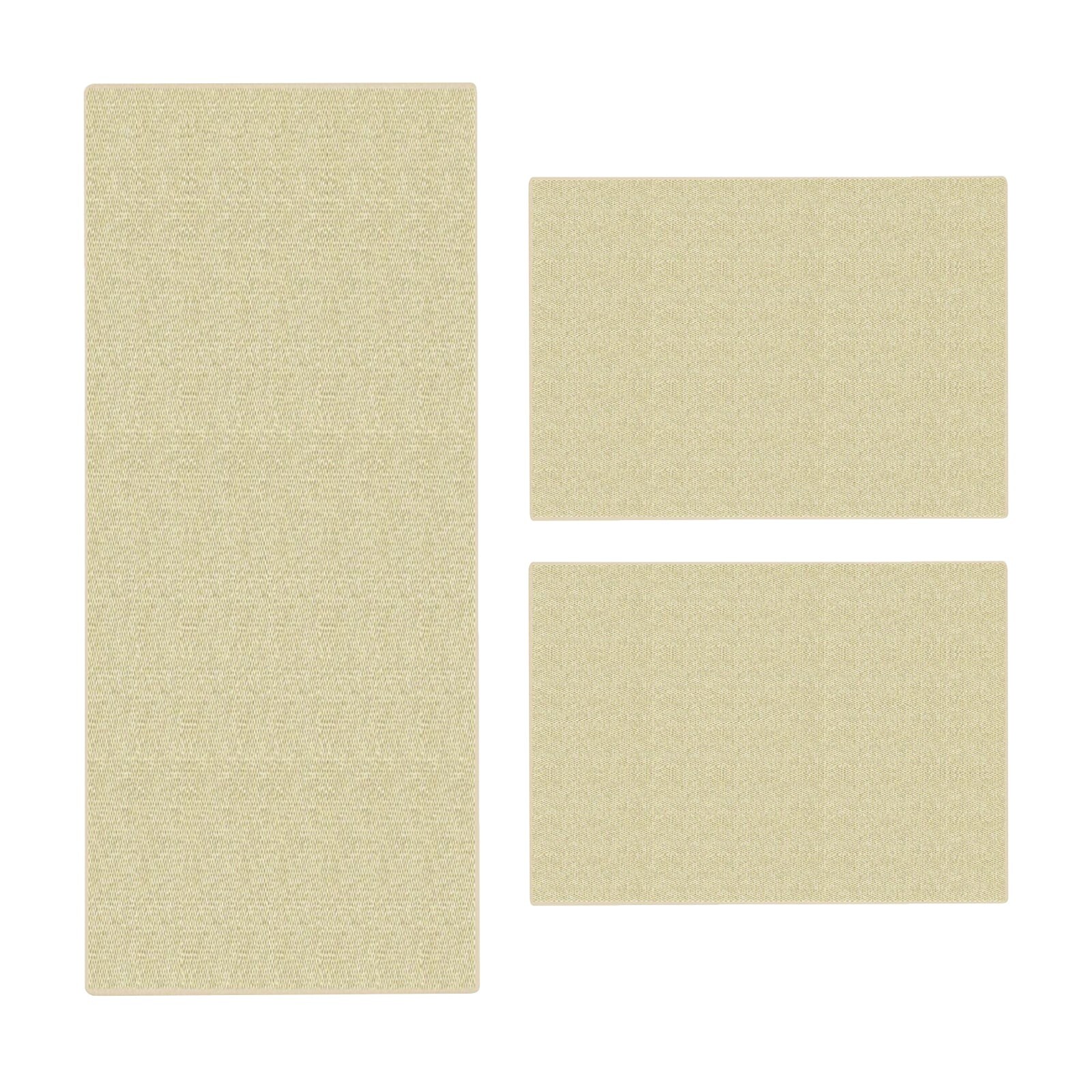 Karat Sisal-Bettumrandung Sylt 3-teilig Ivory