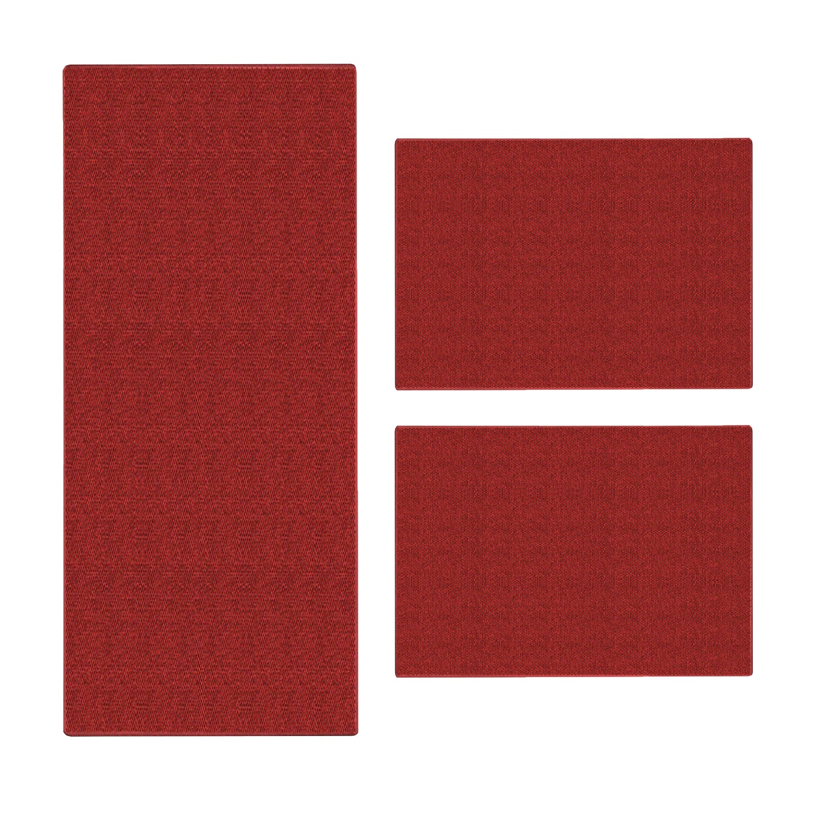 Karat Sisal-Bettumrandung | Sylt | 3-teilig | Rot - Bild 1