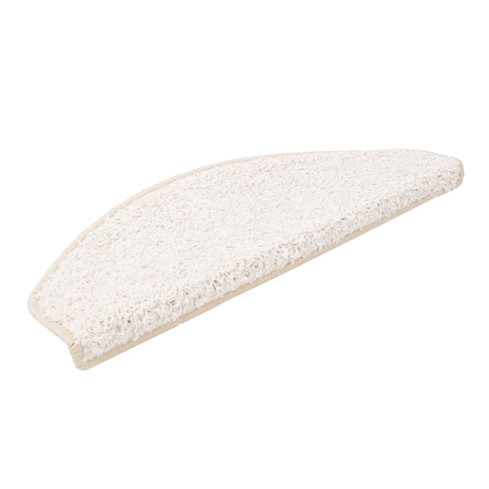 Karat homeliving Shaggy-Stufenmatte | Barcelona | Creme 171 | Halbrund - Bild 1