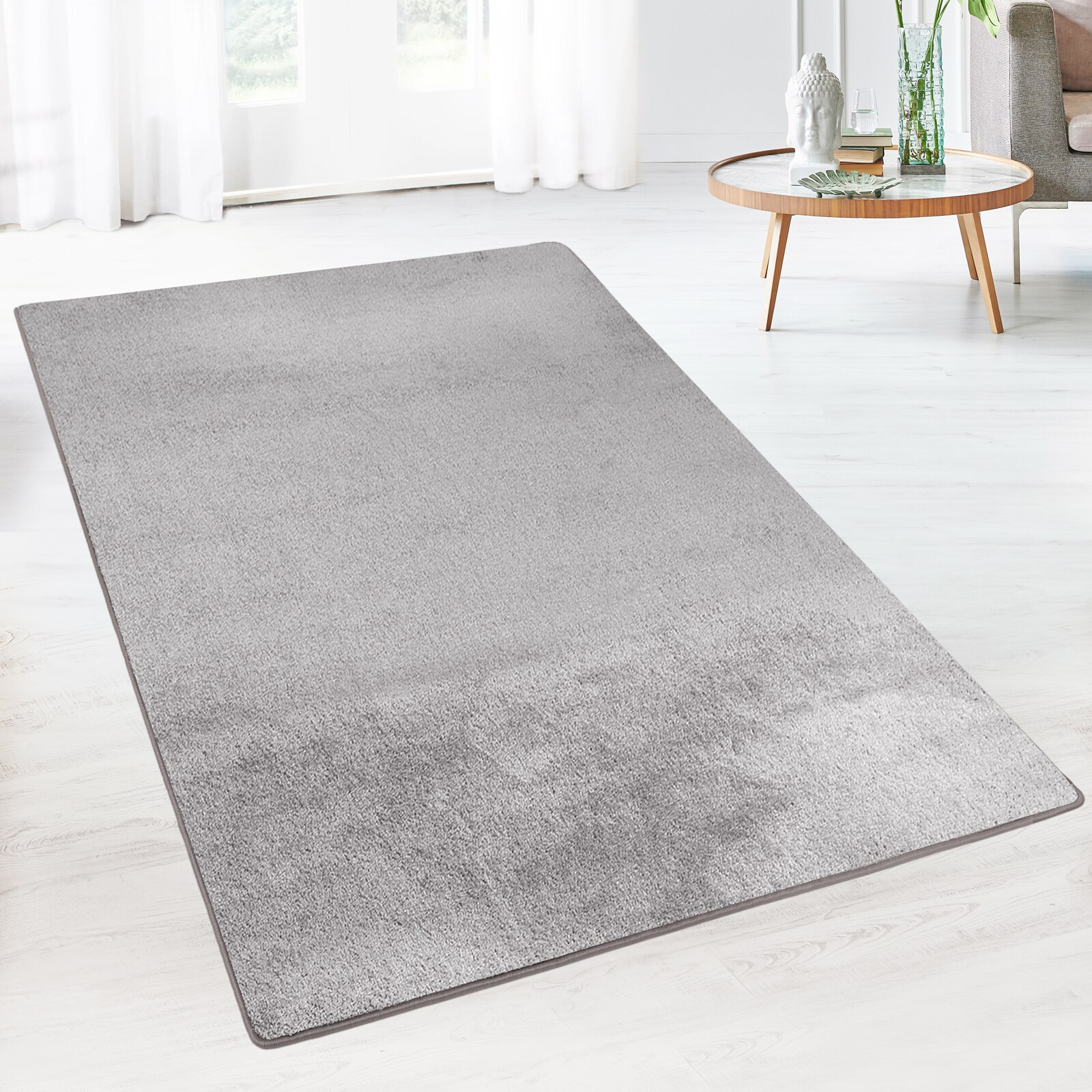 Karat Teppich Sundae Silber 73