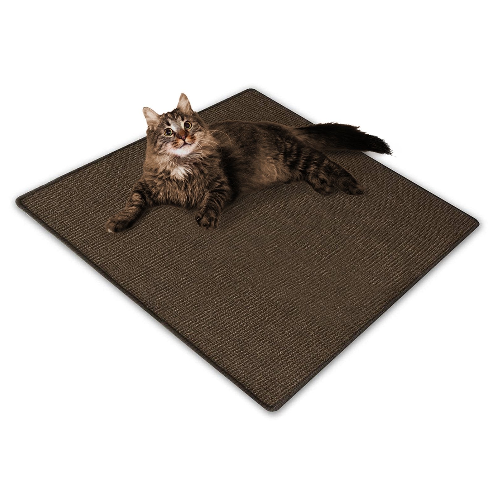 Karat homeliving Sisal-Kratzteppich | F&uuml;r Katzen | Dunkelbraun - Bild 1