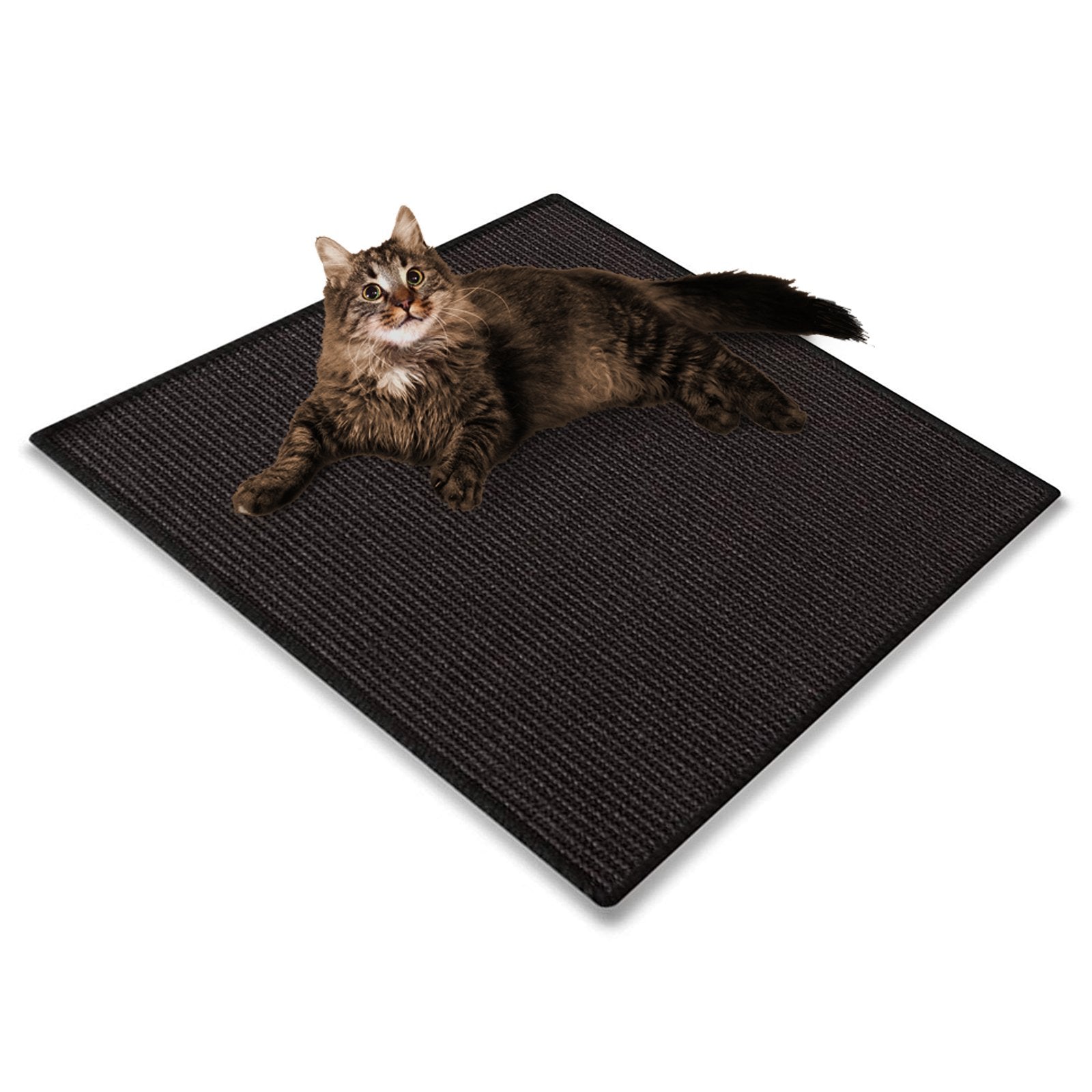 Karat homeliving Sisal-Kratzteppich | F&uuml;r Katzen | Schwarz - Bild 1