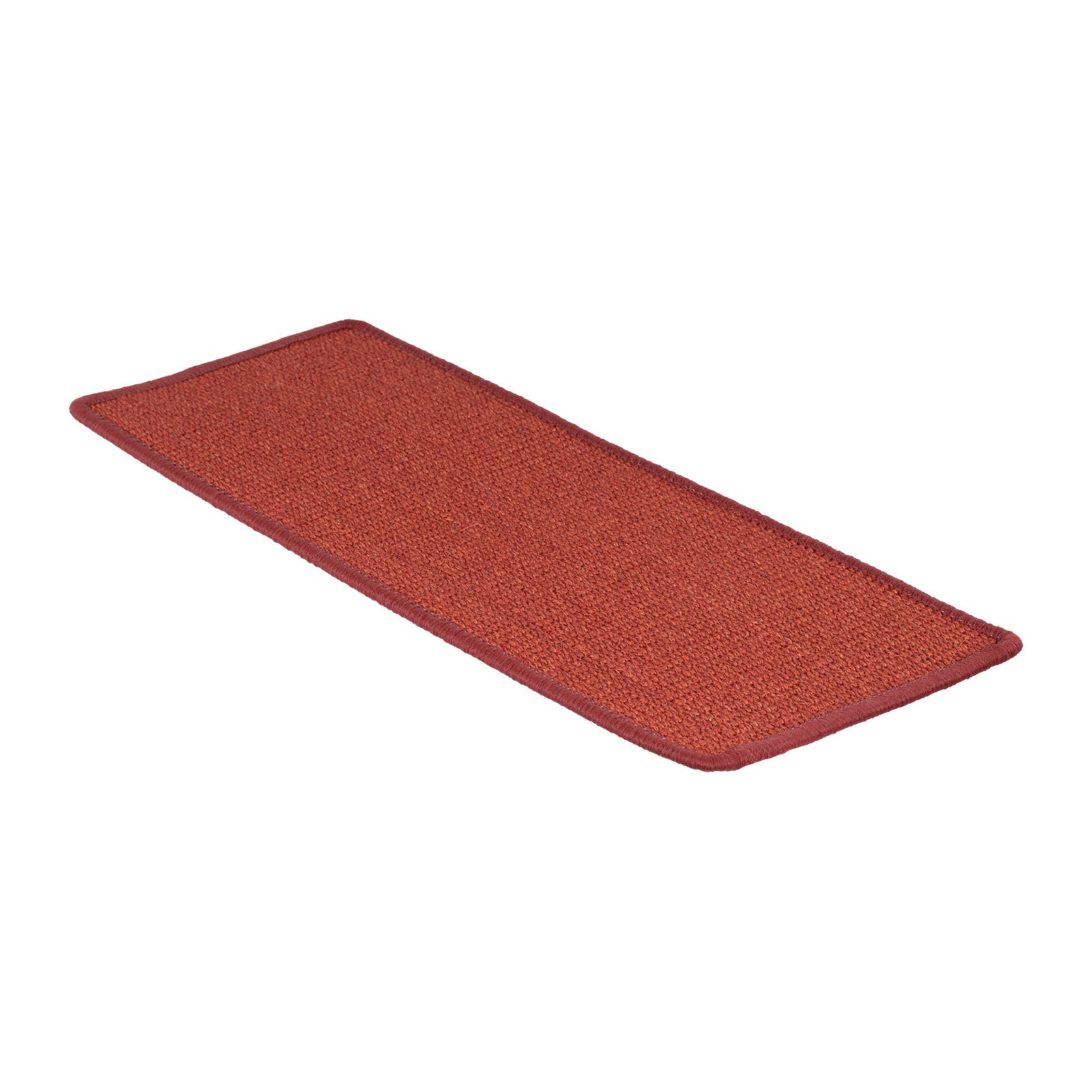 Karat Sisal Stufenmatte | Pure Nature | Rechteckig - ohne Lippe | Rot - Bild 1