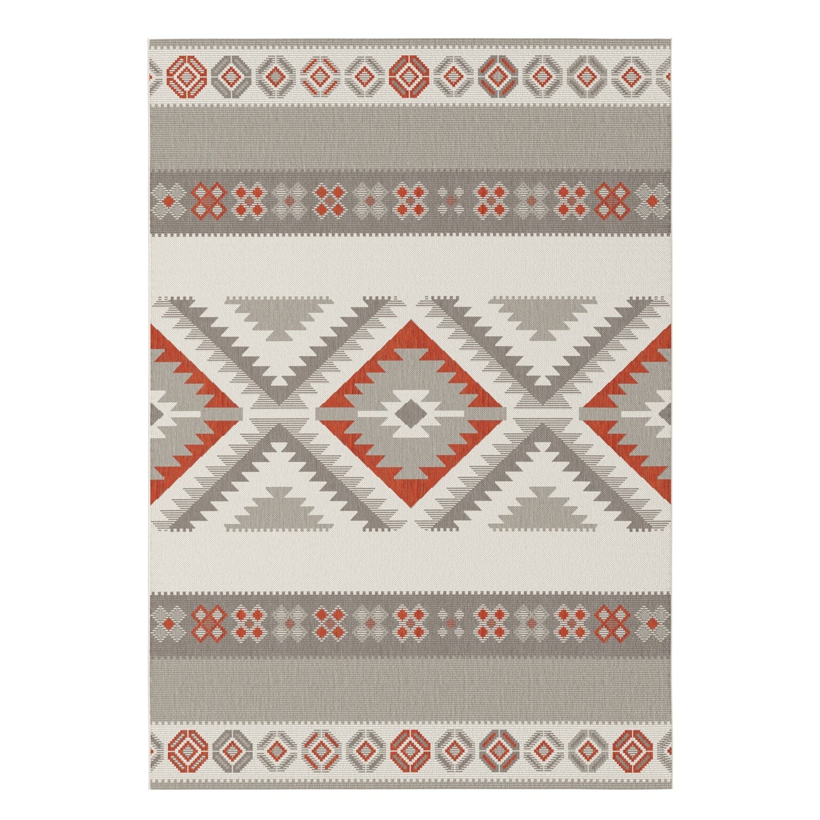 Karat Outdoorteppich   Karo   Rot | 04066088470605