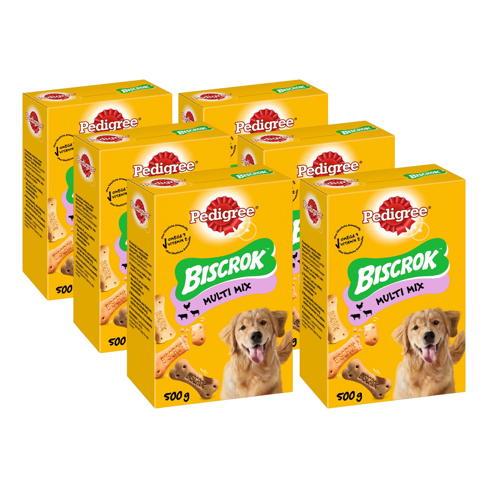 Pedigree Hunde-Snack Biscrok 500 g, 6er Pack - Bild 1