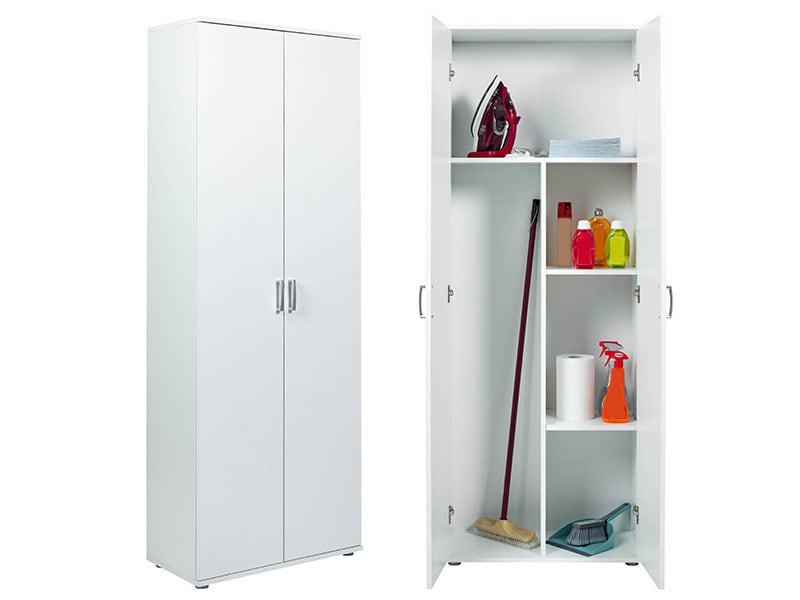 Inter Link Mehrzweckschrank Besenschrank Arconati - versch. Ausf&uuml;hrungen - Wei&szlig; - Bild 1