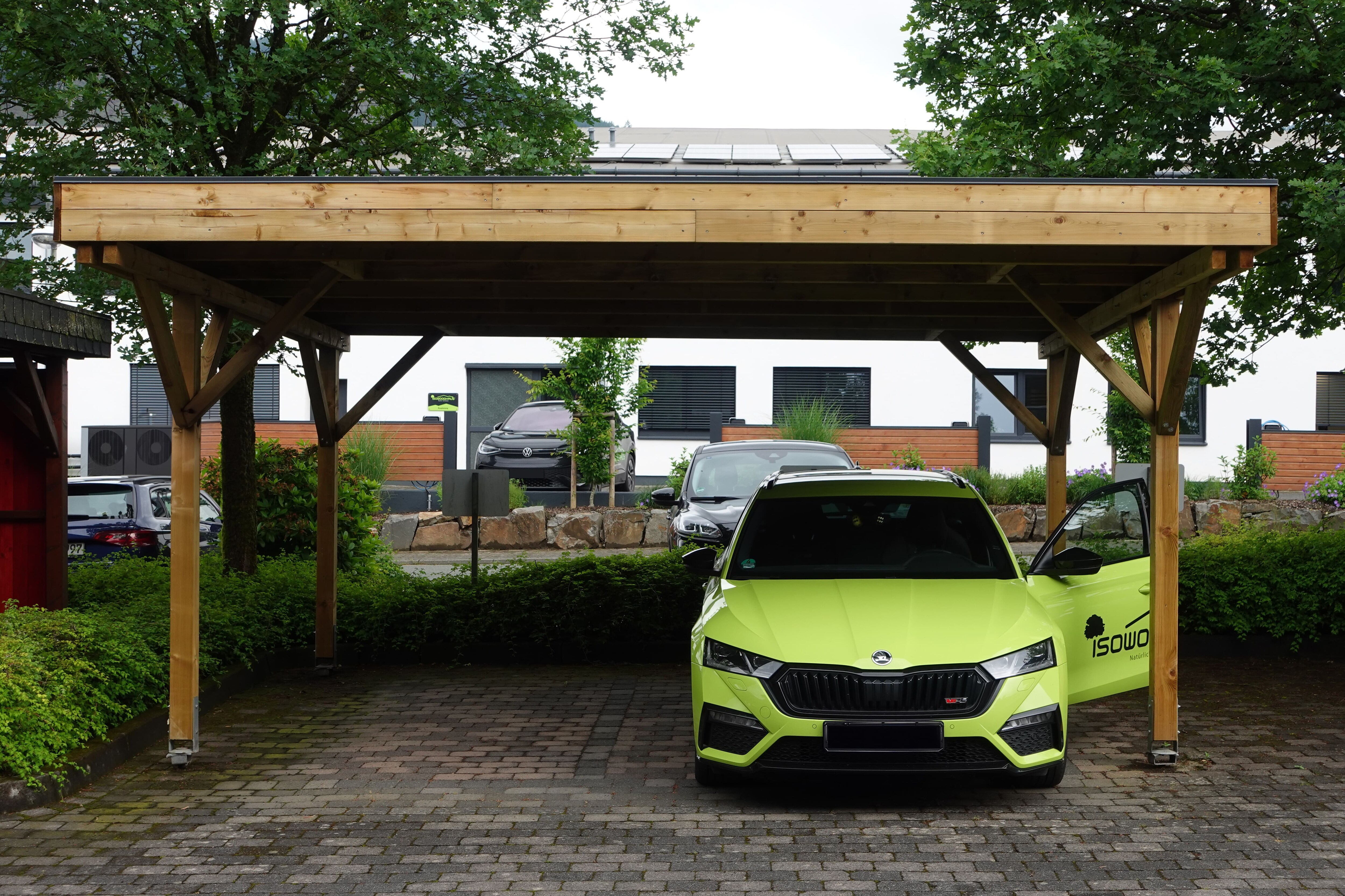 LENNECARport, Doppelcarport mit Flachdach Modell "Hockenheim" - Bild 1
