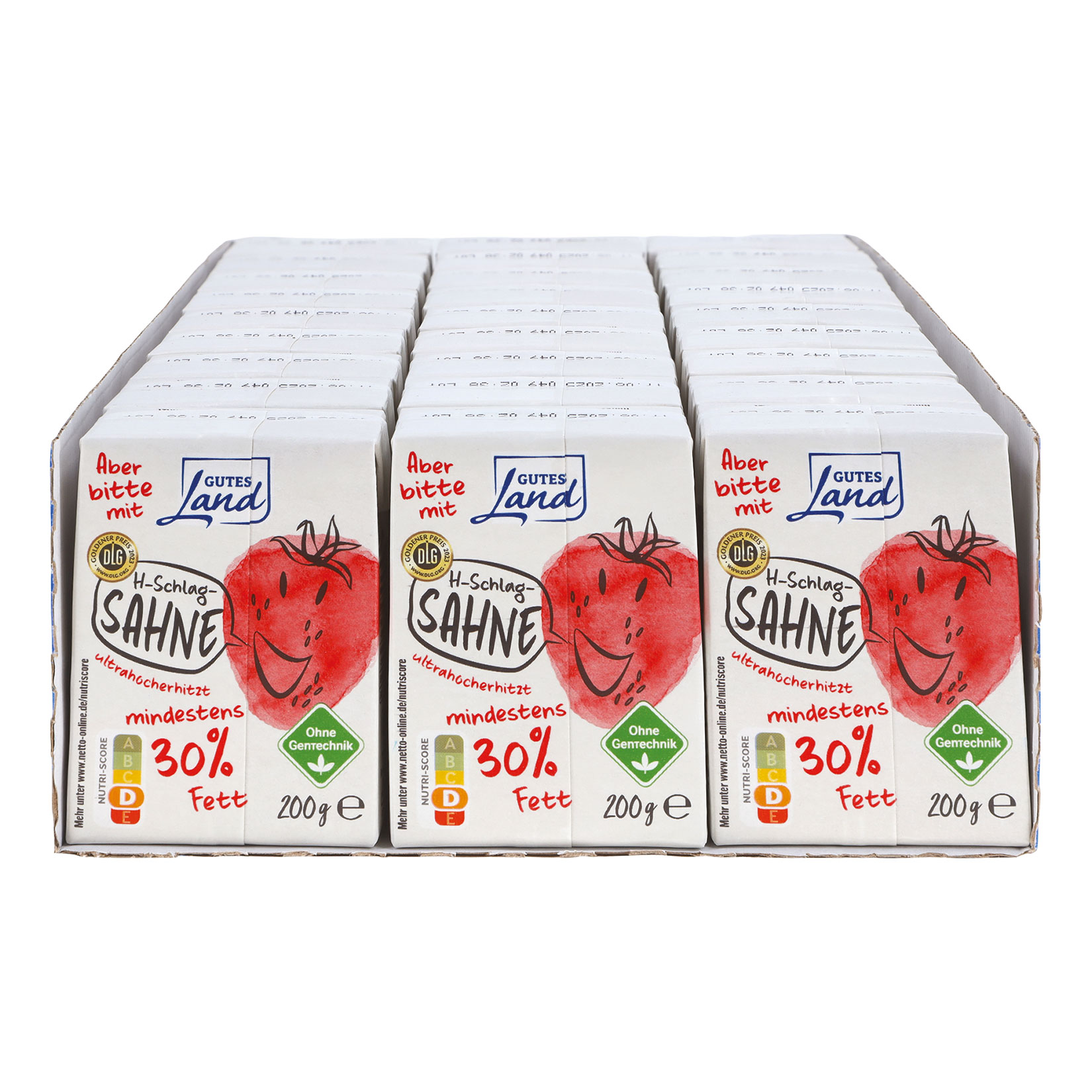 Gutes Land H-Schlagsahne 30% 200 g, 27er Pack - Bild 1