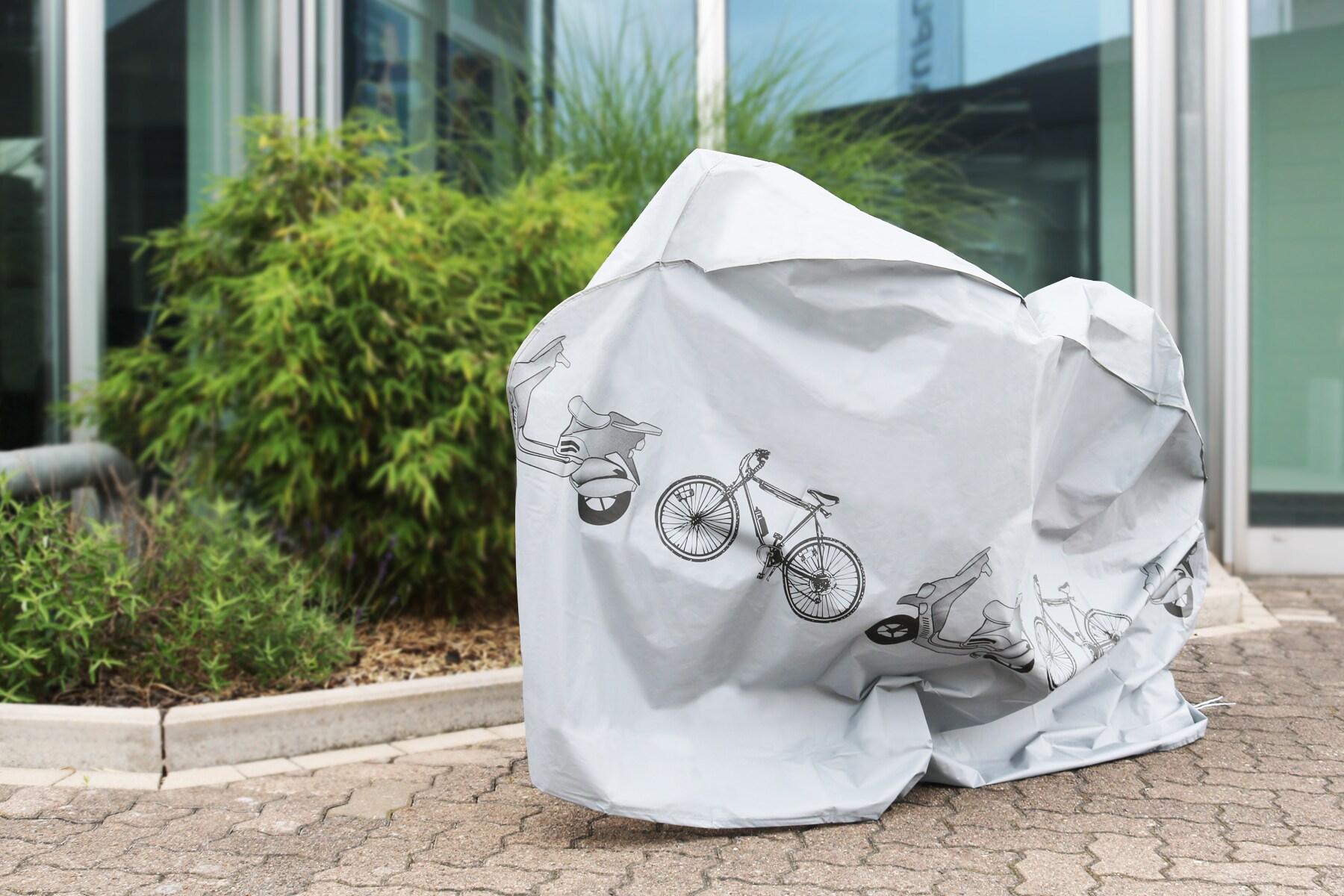 Dotblue Fahrradgarage wasserdicht, Grau - Bild 1