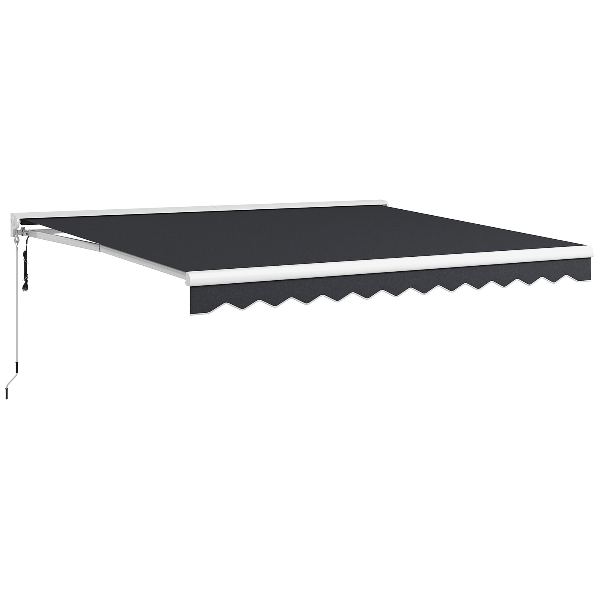 Outsunny Markise Aluminium, Polyester - Bild 1