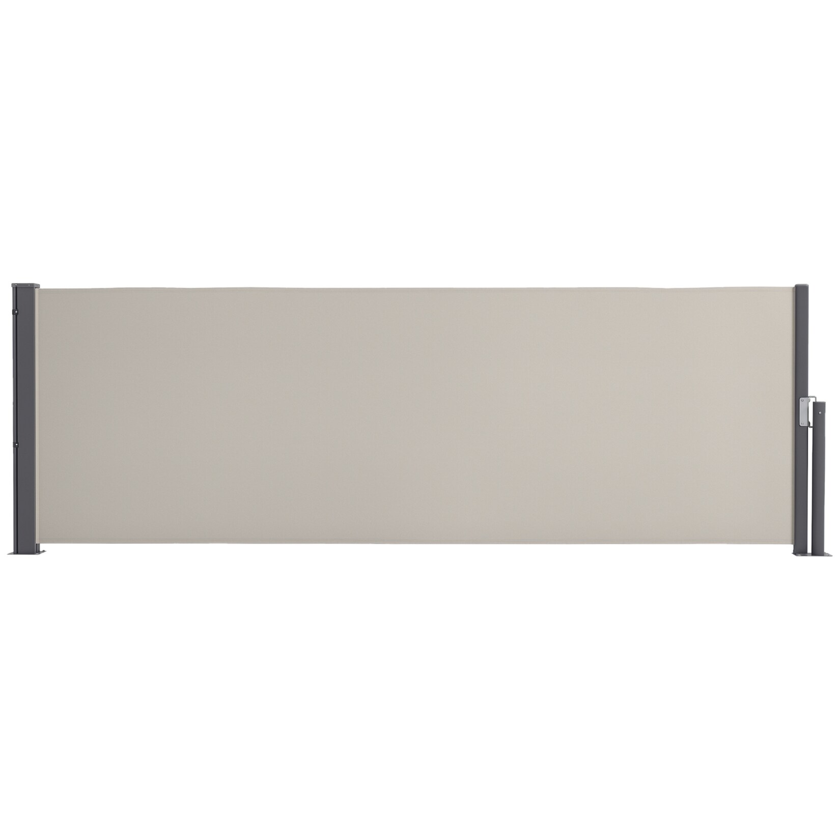 Gartensichtschutz Polyesterstoff, Aluminium, Metall